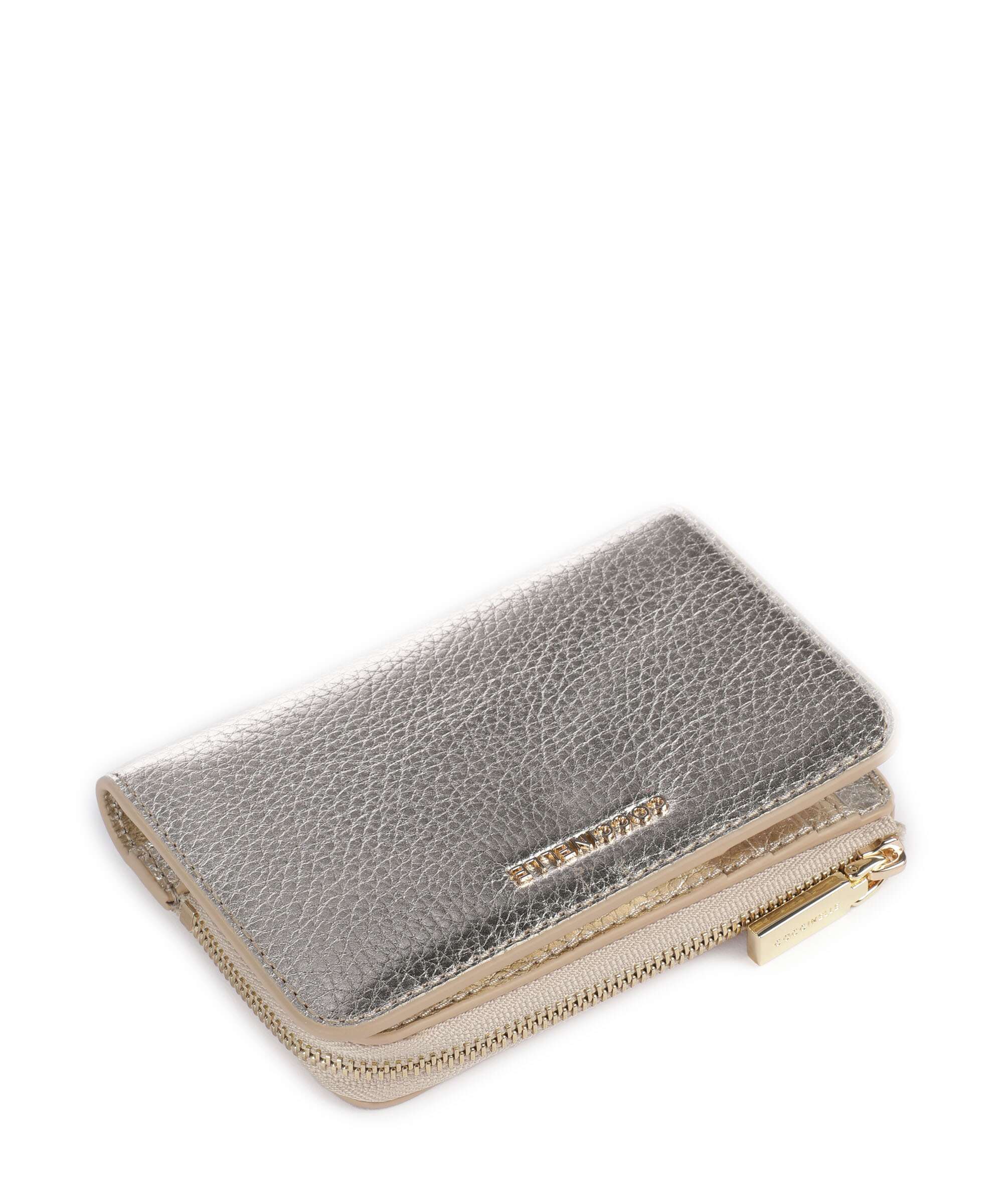 Coccinelle Metallic Soft Portfel pale gold - Image 4