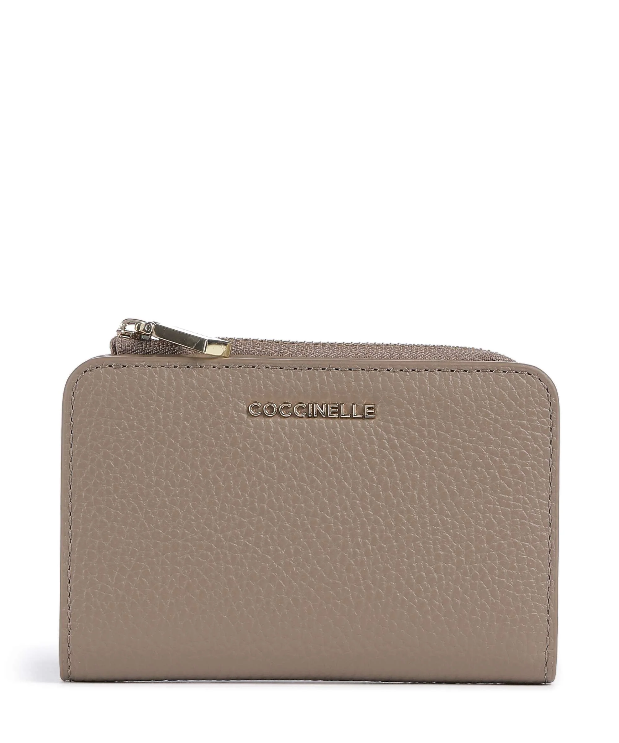 Coccinelle Metallic Soft Portfel warm taupe