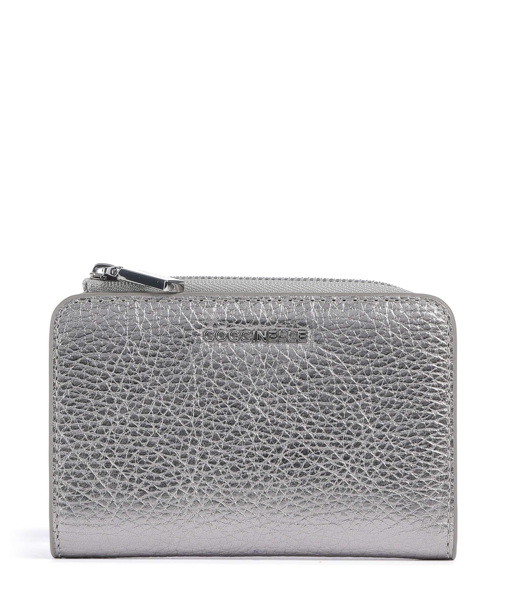 Coccinelle Metallic Soft Portfel steel