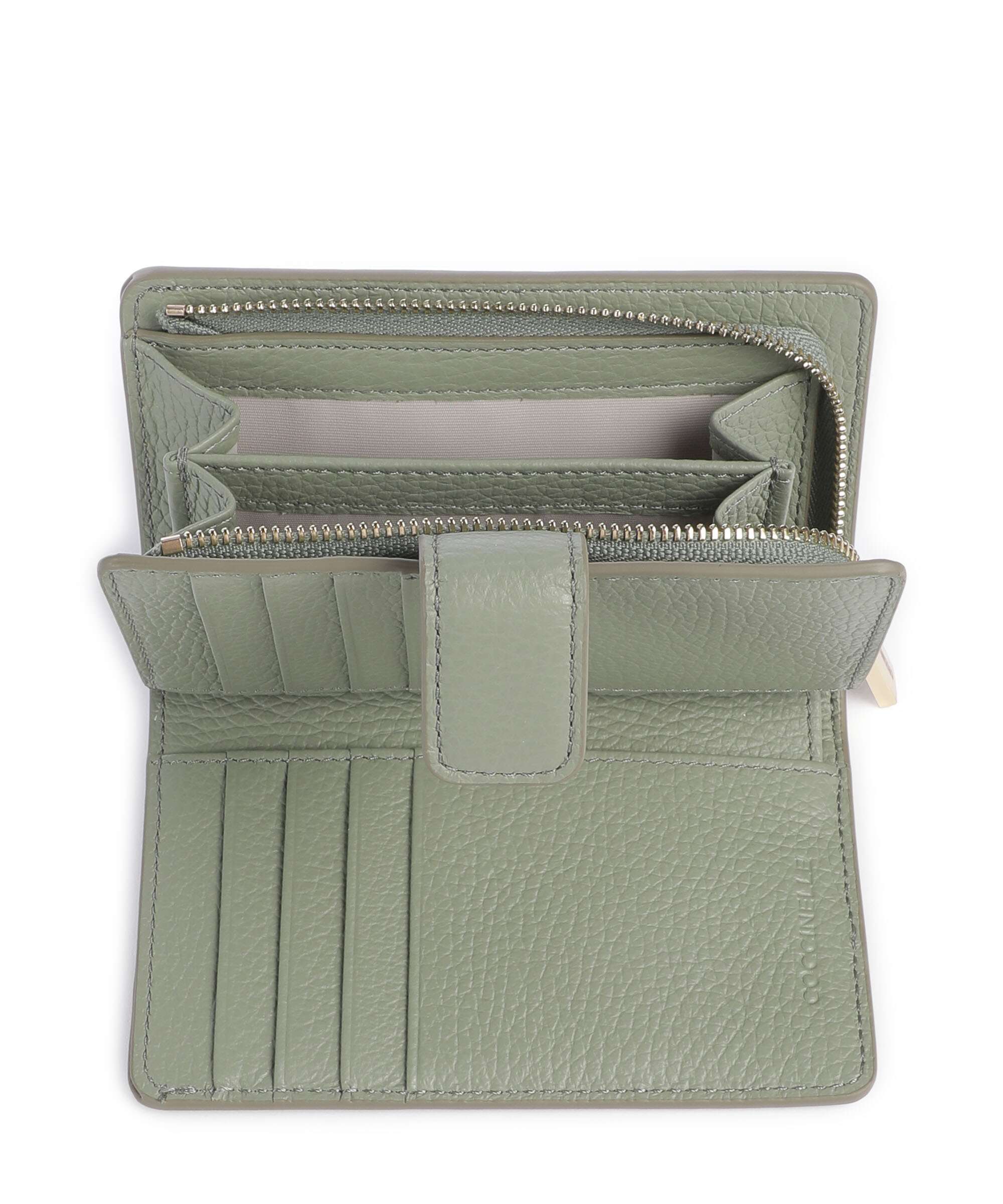 Coccinelle Metallic Soft Portfel greenery - Image 2