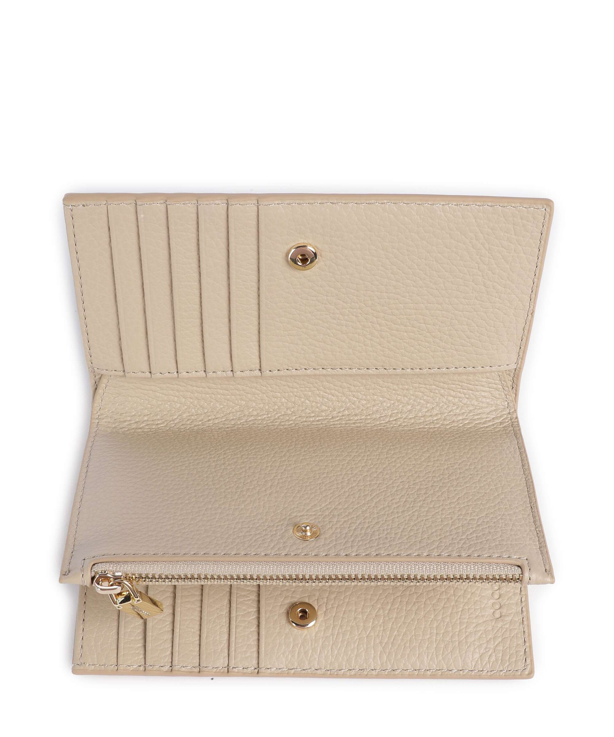 Coccinelle Metallic Soft Portfel sandshell - Image 2