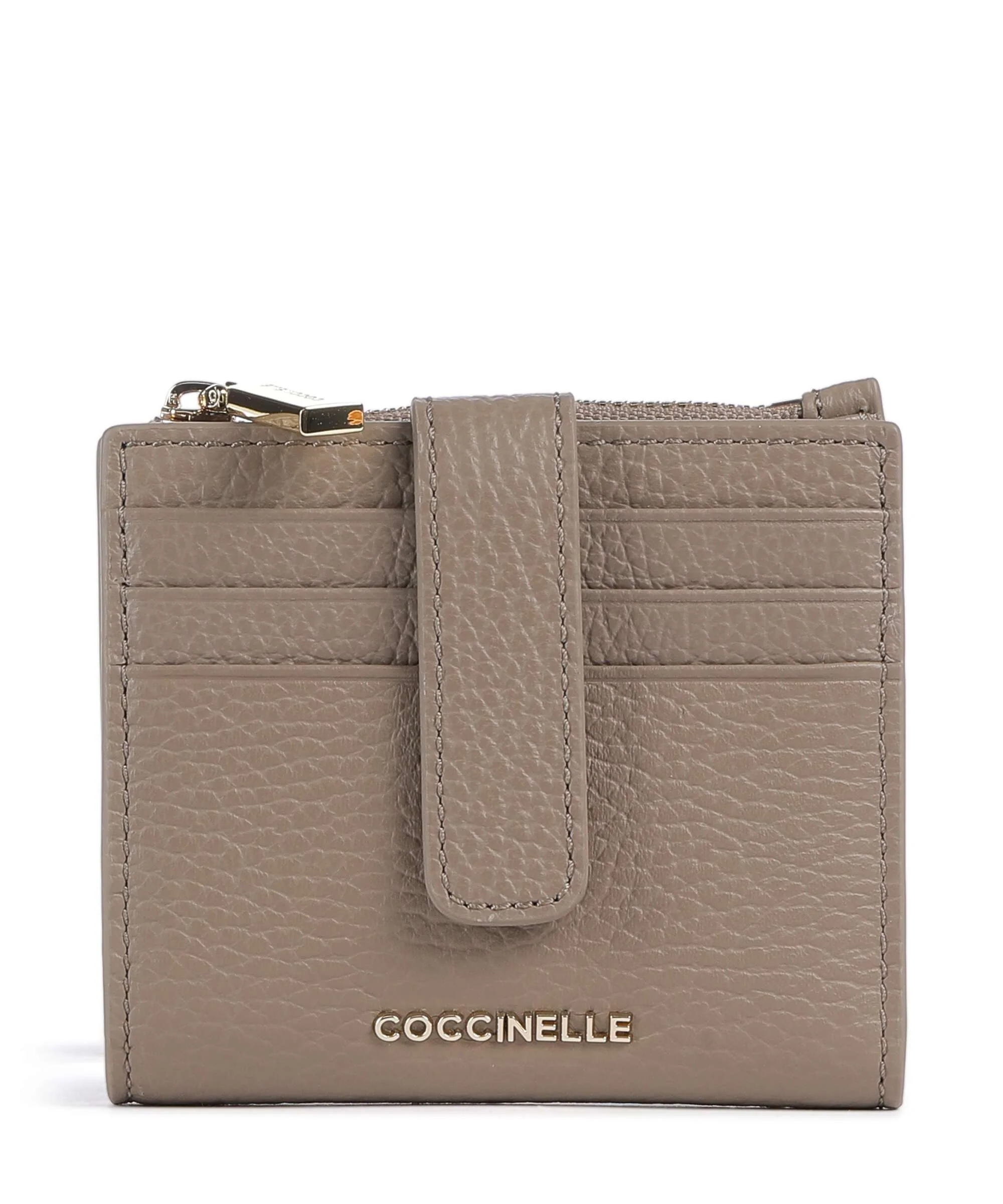 Coccinelle Metallic Soft Portfel warm taupe