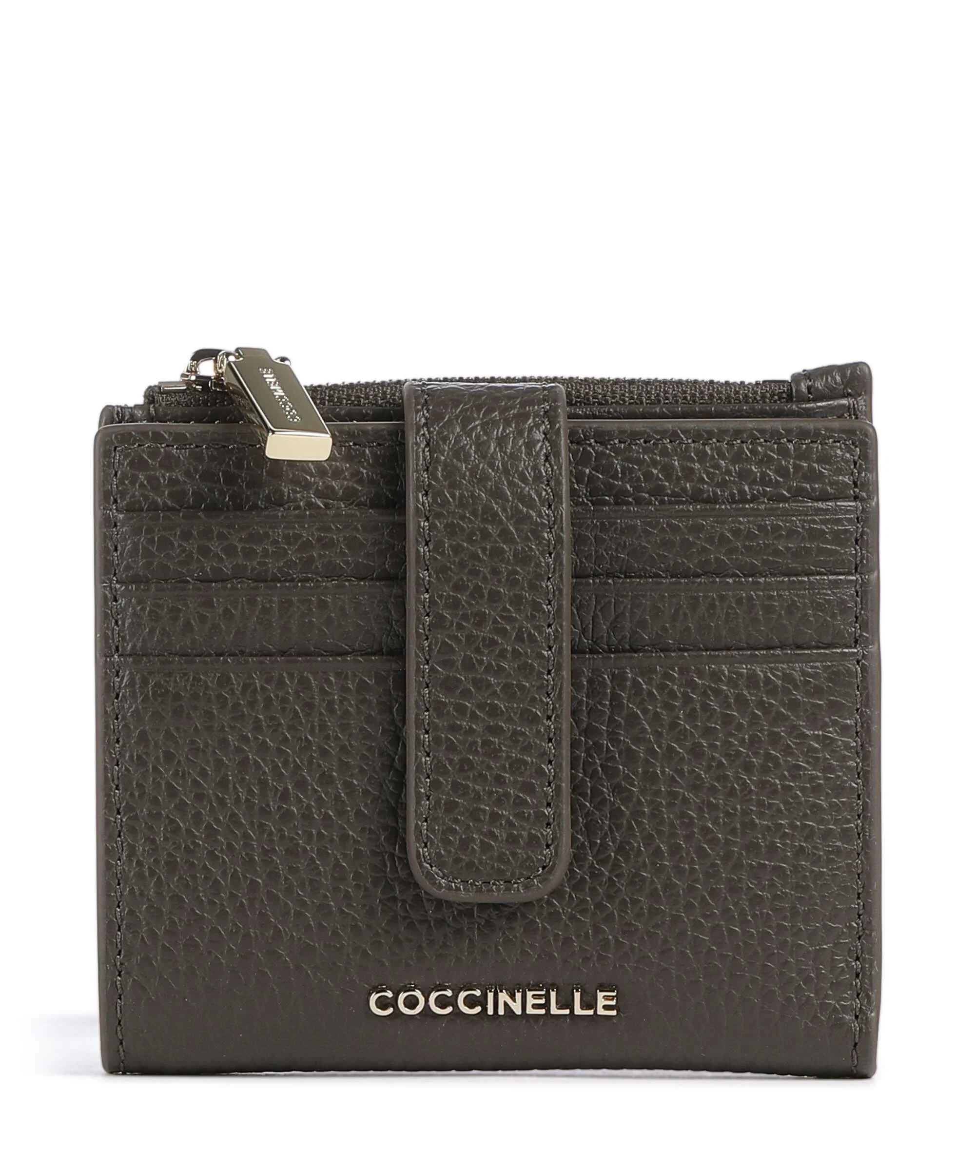 Coccinelle Metallic Soft Portfel fango