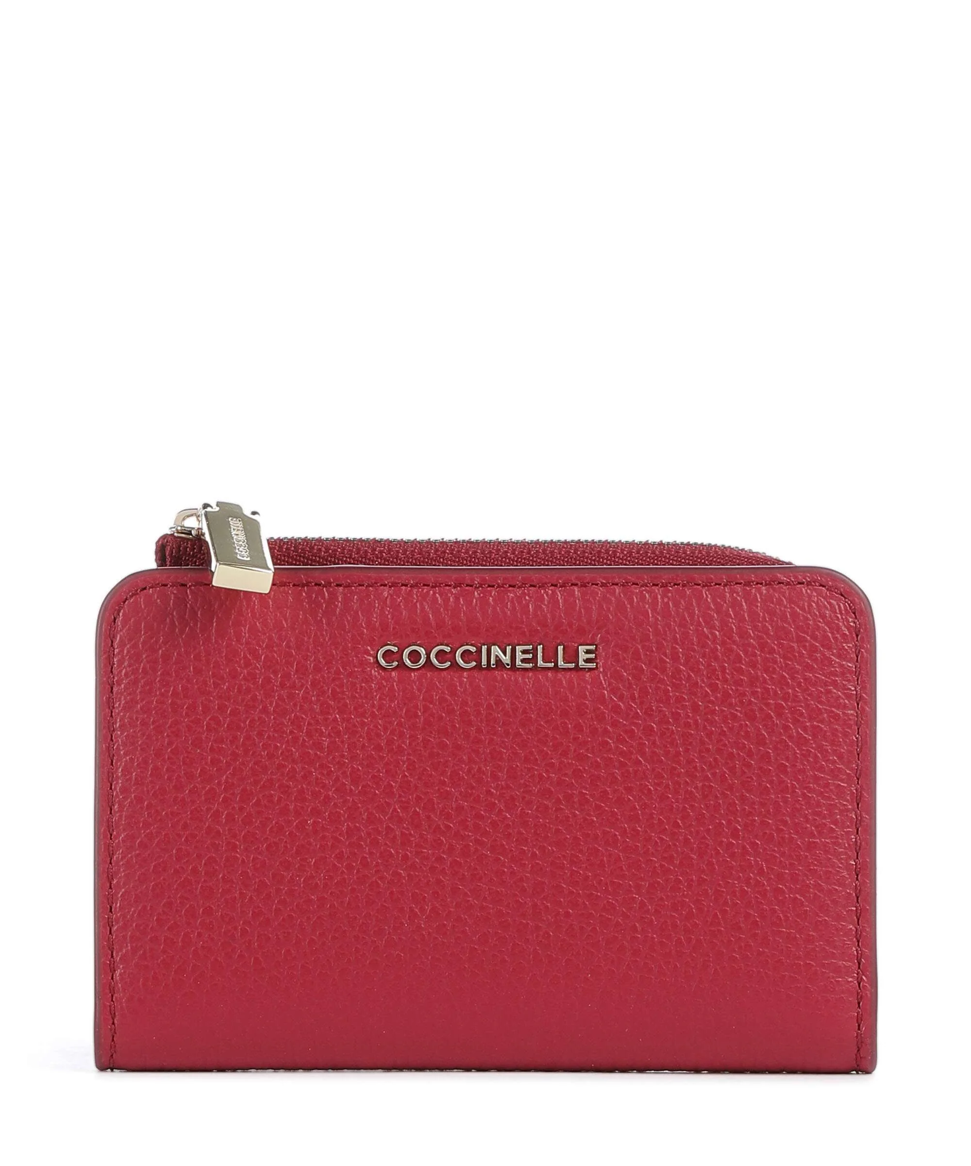 Coccinelle Metallic Soft Portfel sangria