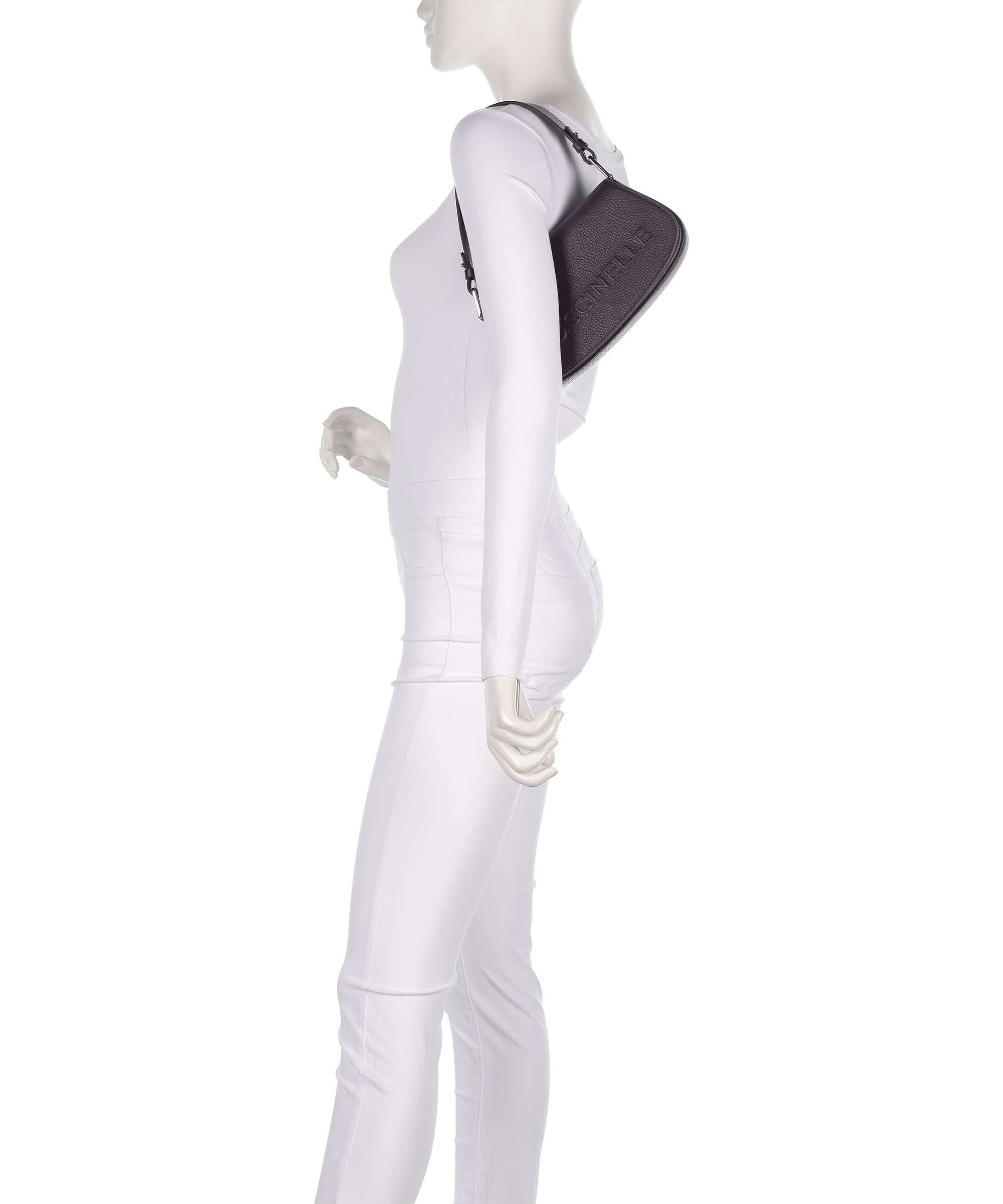 Coccinelle Myrtha Maxi Logo Torba na ramię prune - Image 3