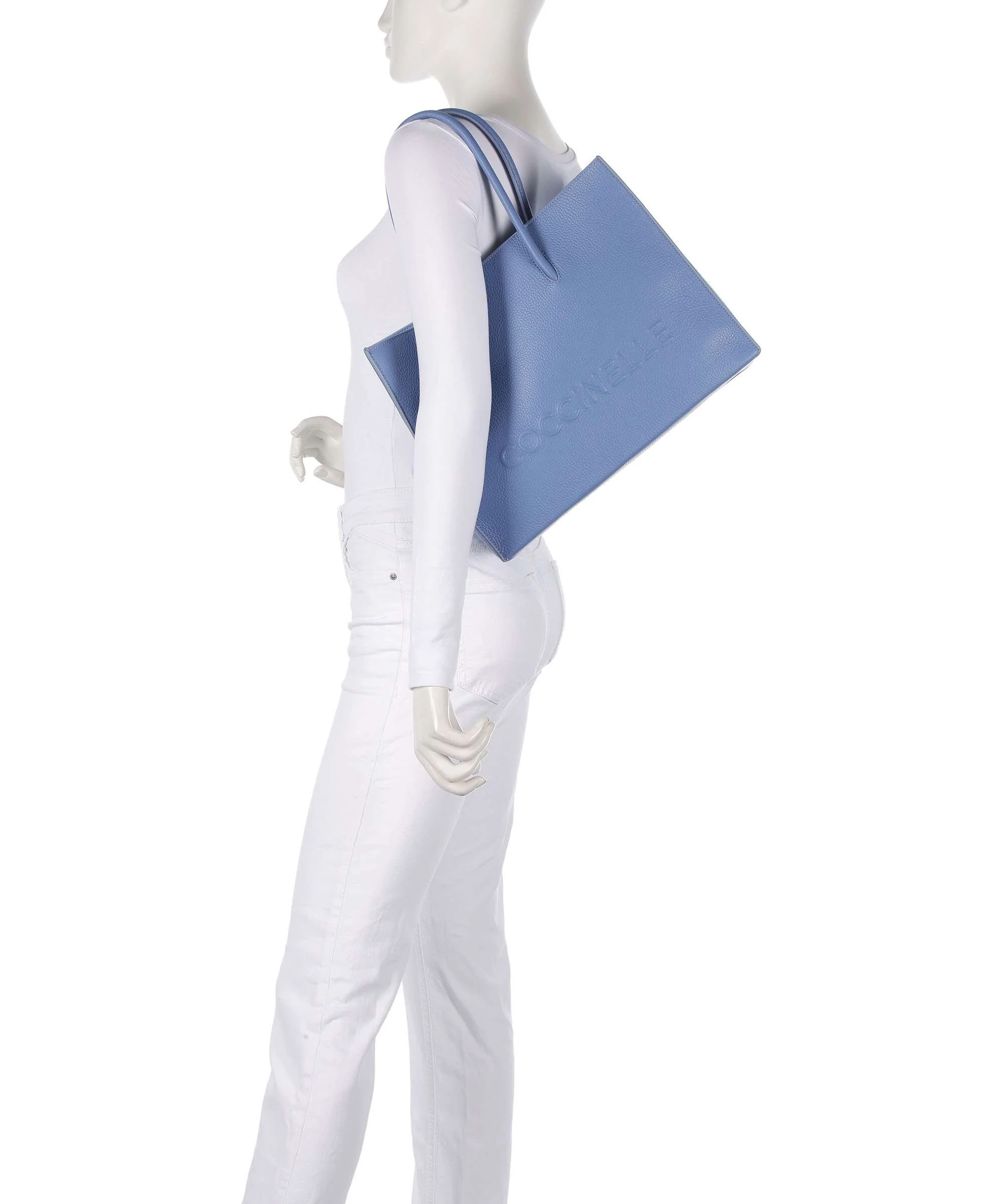Coccinelle Myrtha Maxi Logo Torba na zakupy azul - Image 3