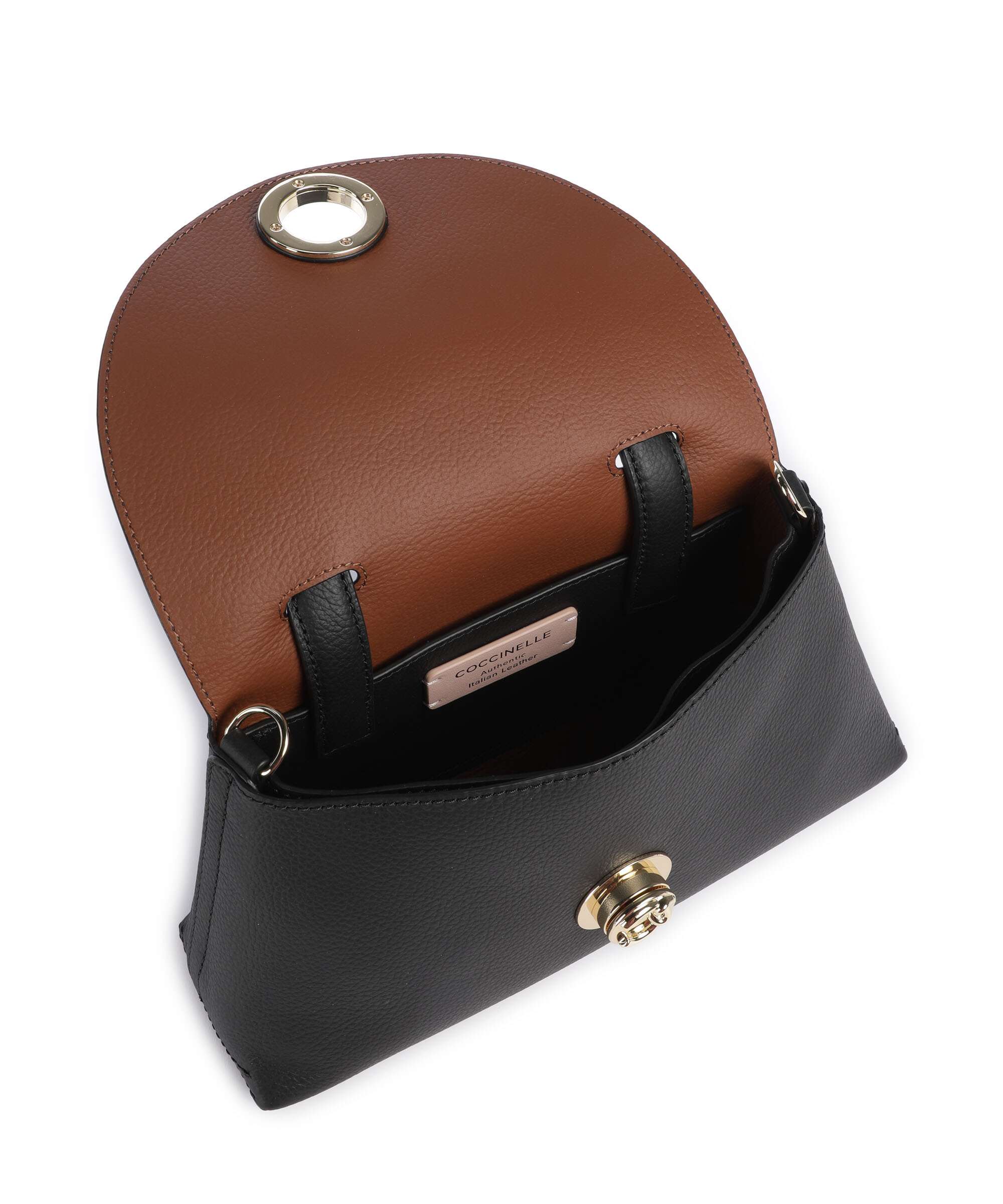 Coccinelle Nikla Torebka noir/cognac - Image 4