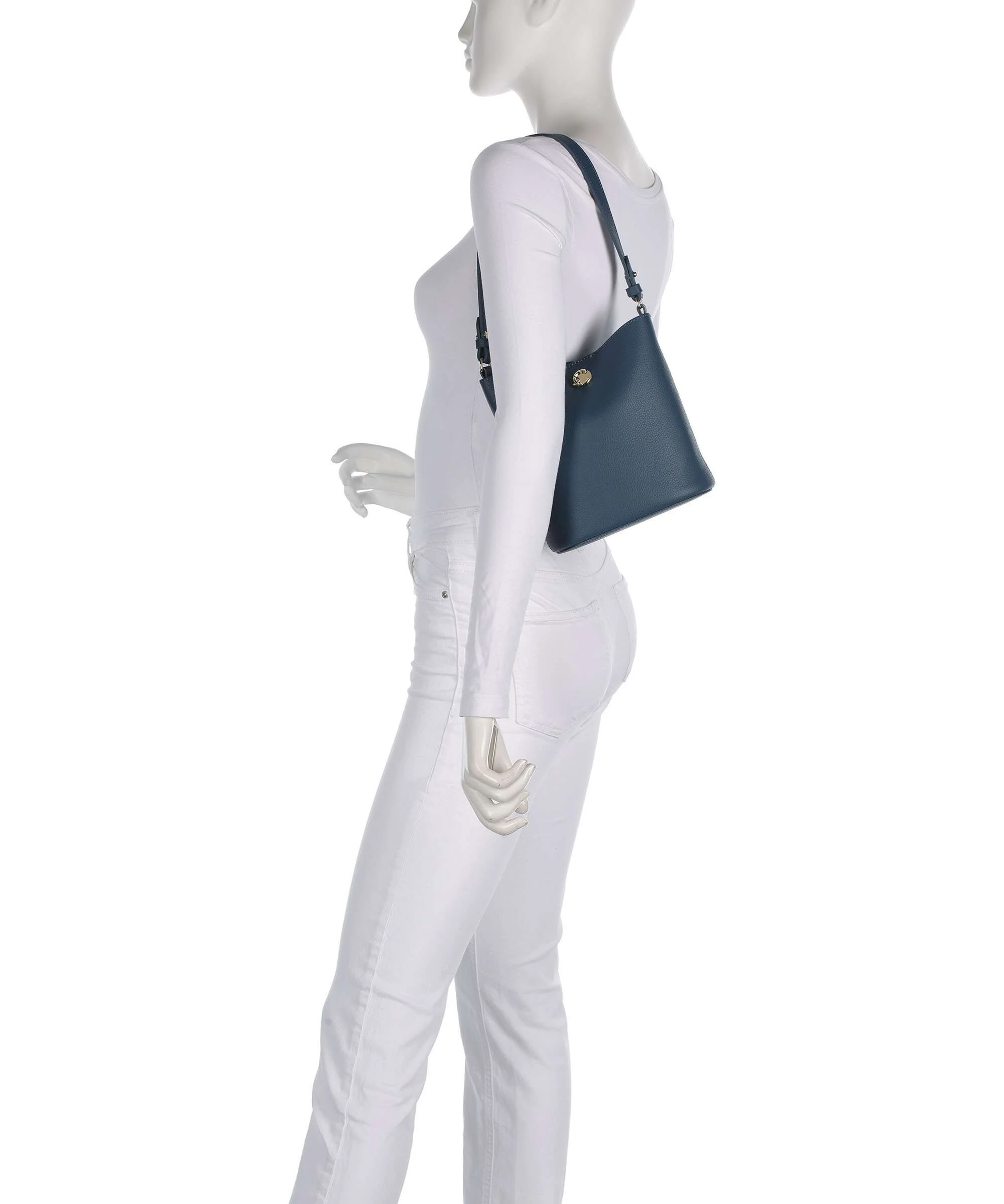 Coccinelle Nikla Torebka worek deep blue/sandshell - Image 3