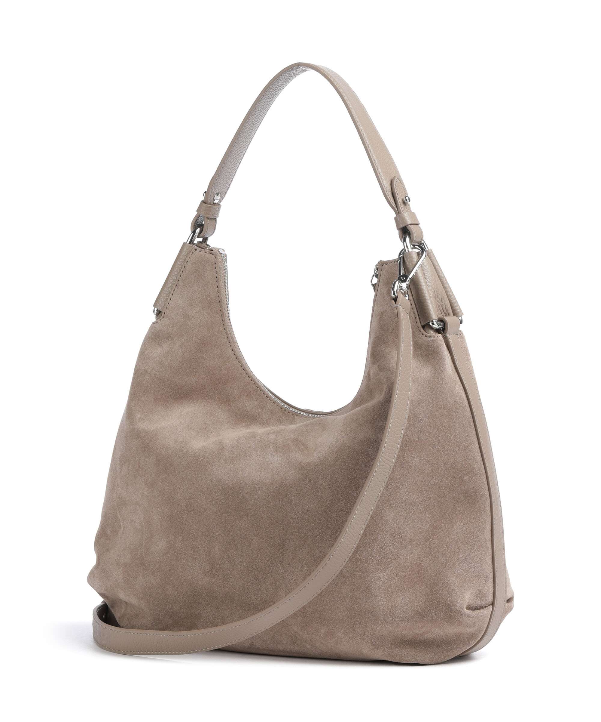 Coccinelle Rebekka Suede Torebka worek warm taupe - Image 2