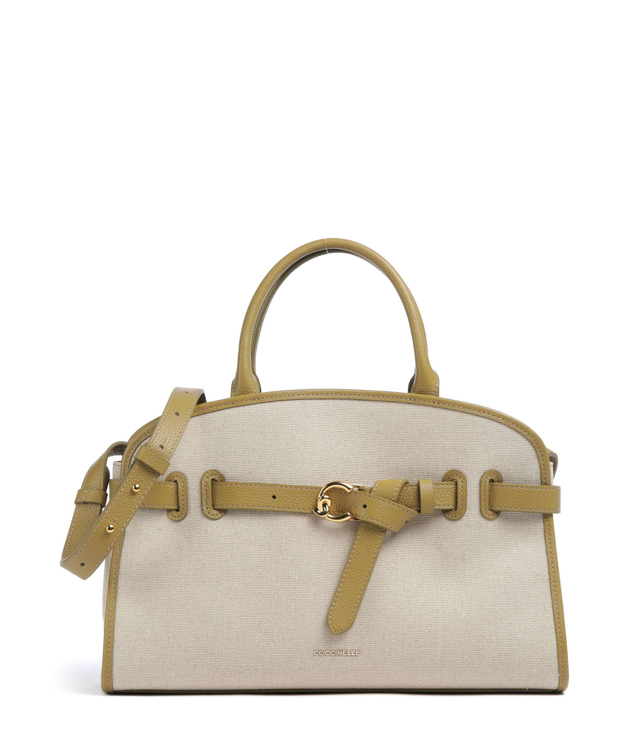 Coccinelle Sabine Canvas Torebka natural/seagrass