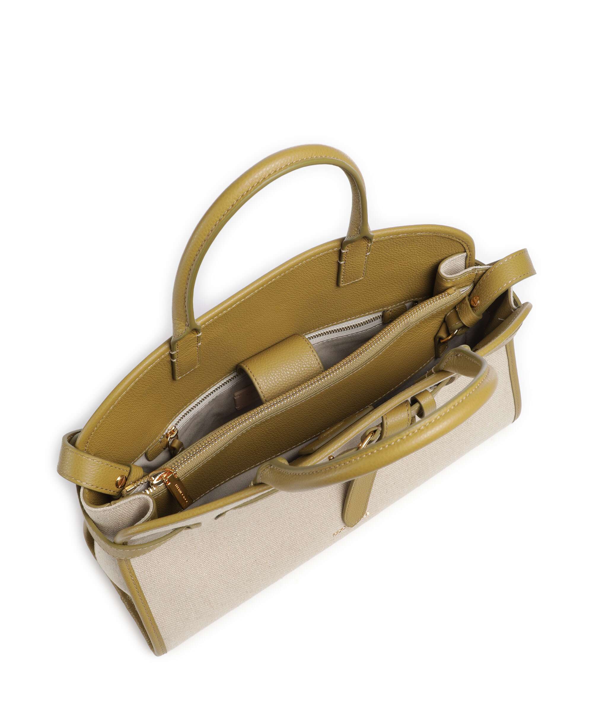 Coccinelle Sabine Canvas Torebka natural/seagrass - Image 6
