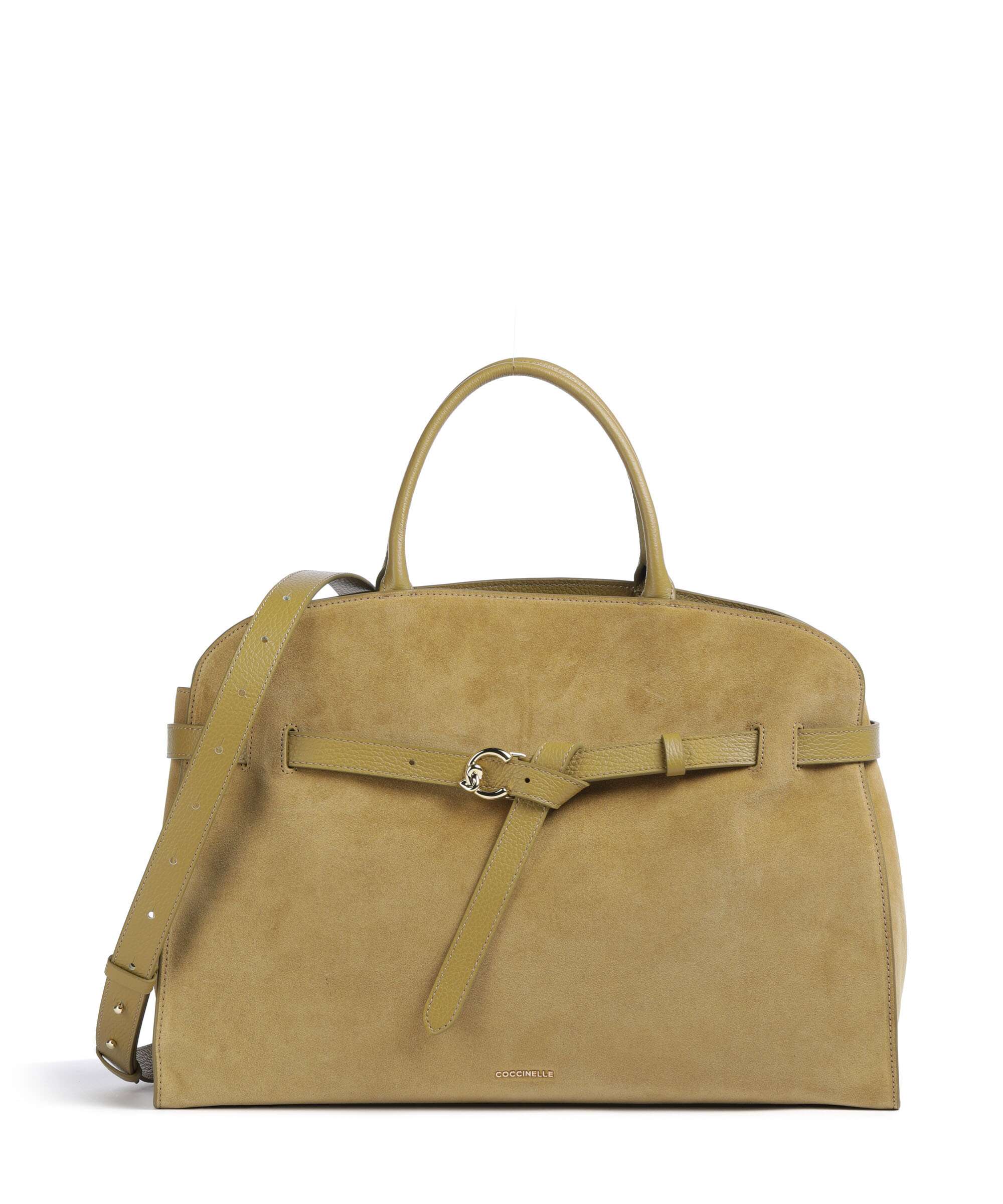 Coccinelle Sabine Suede Torebka seagrass