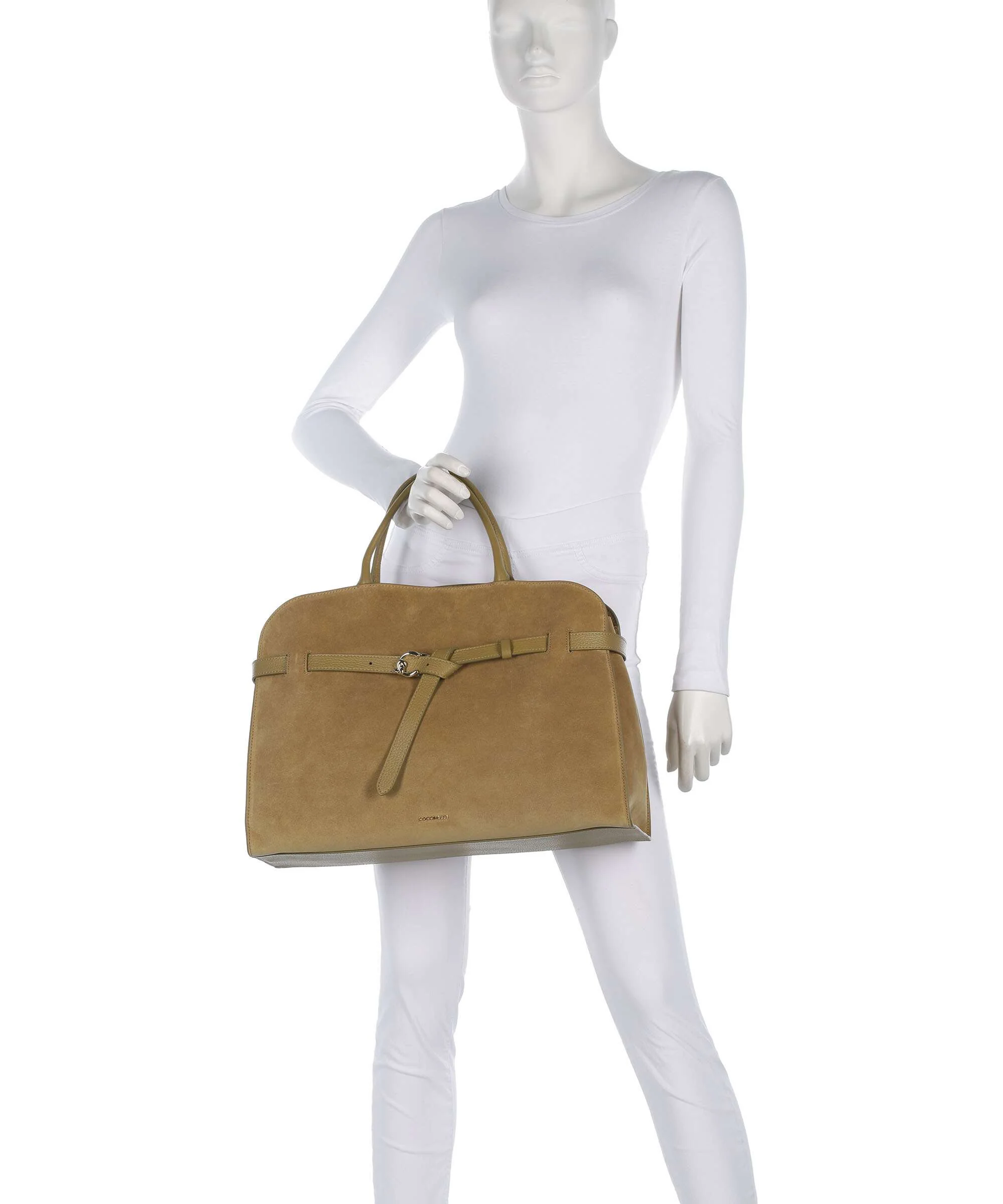 Coccinelle Sabine Suede Torebka seagrass - Image 3