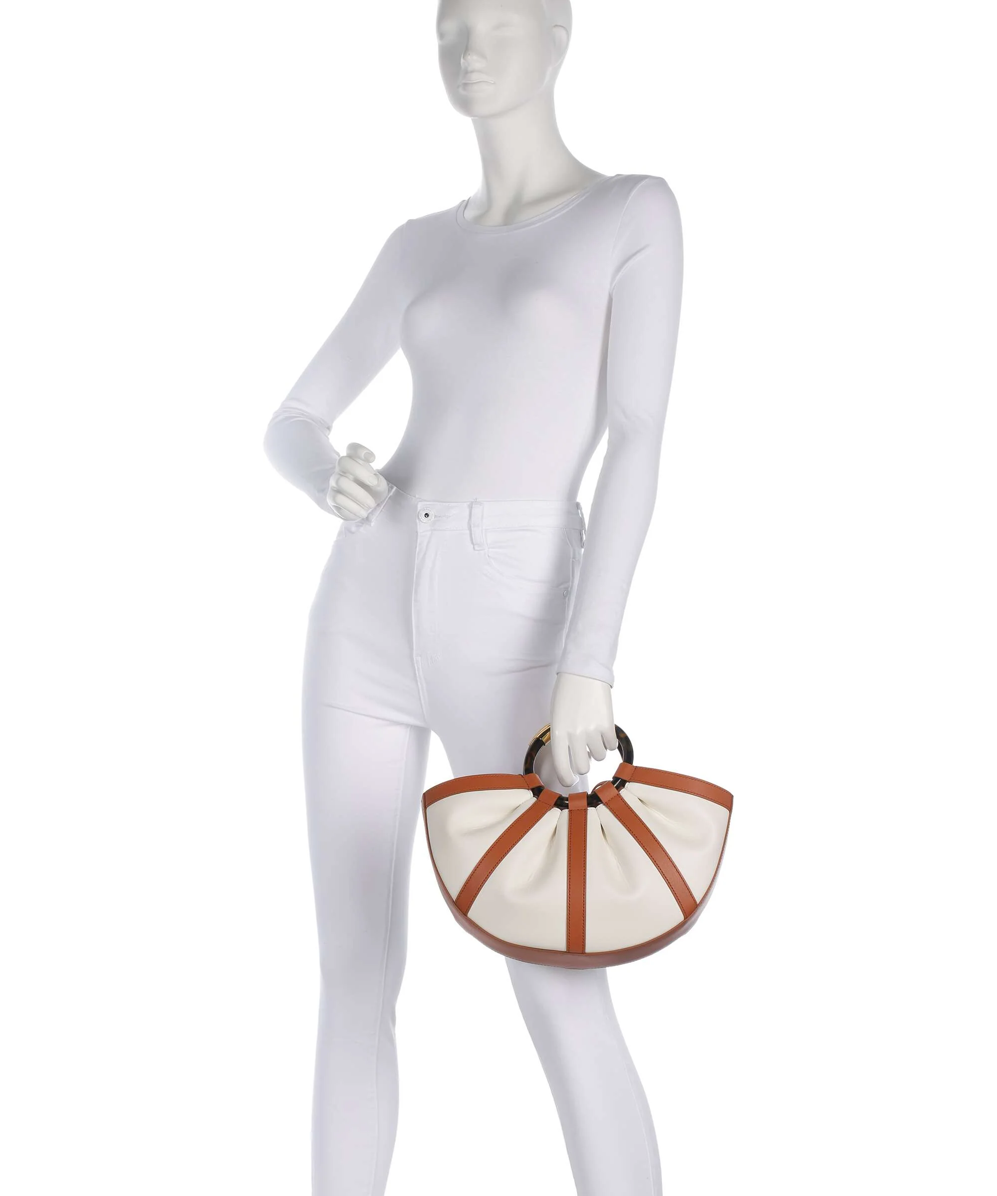 Coccinelle Shell Torebka crab/pearl - Image 3