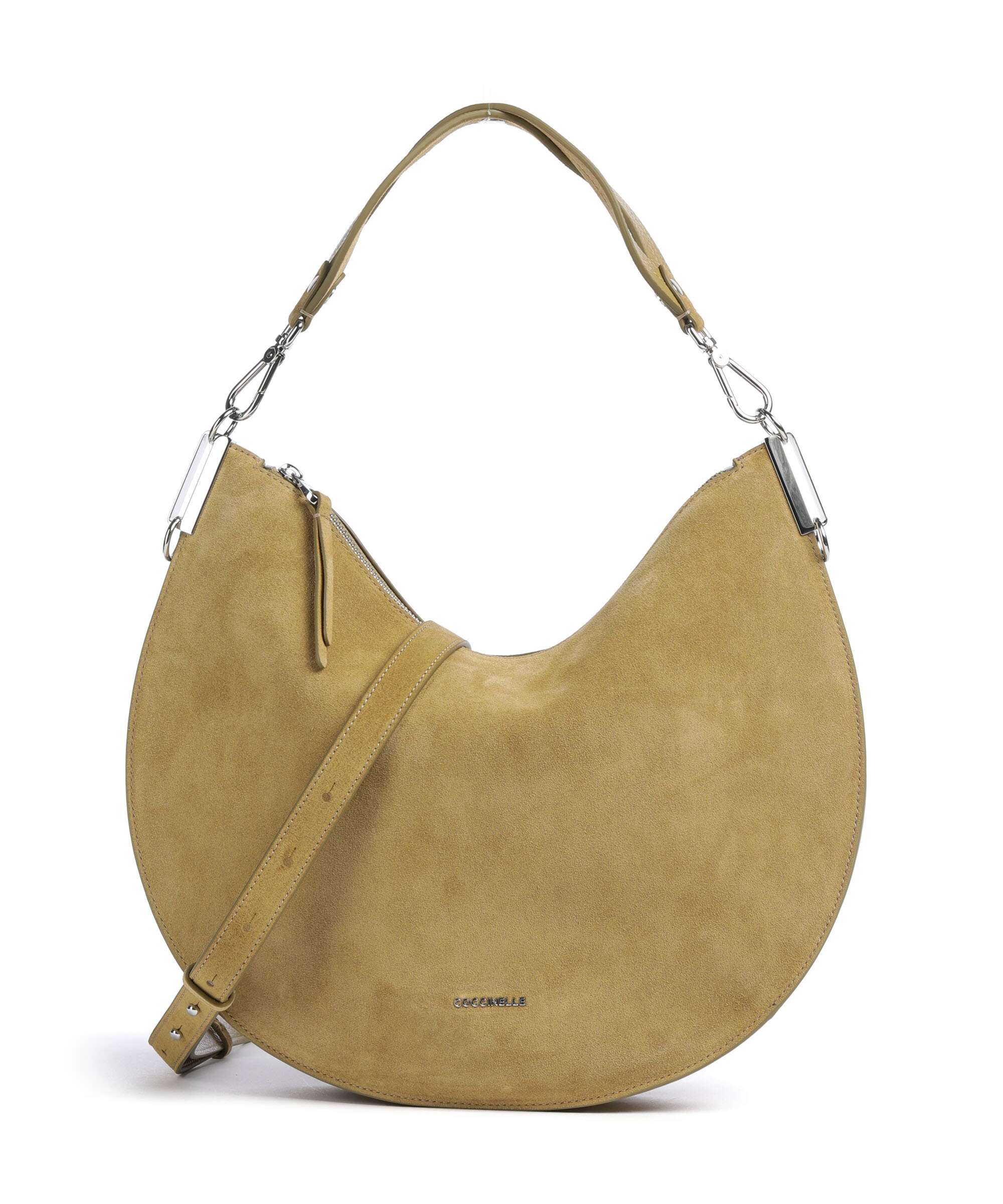Coccinelle Sunup Suede Torba na ramię seagrass