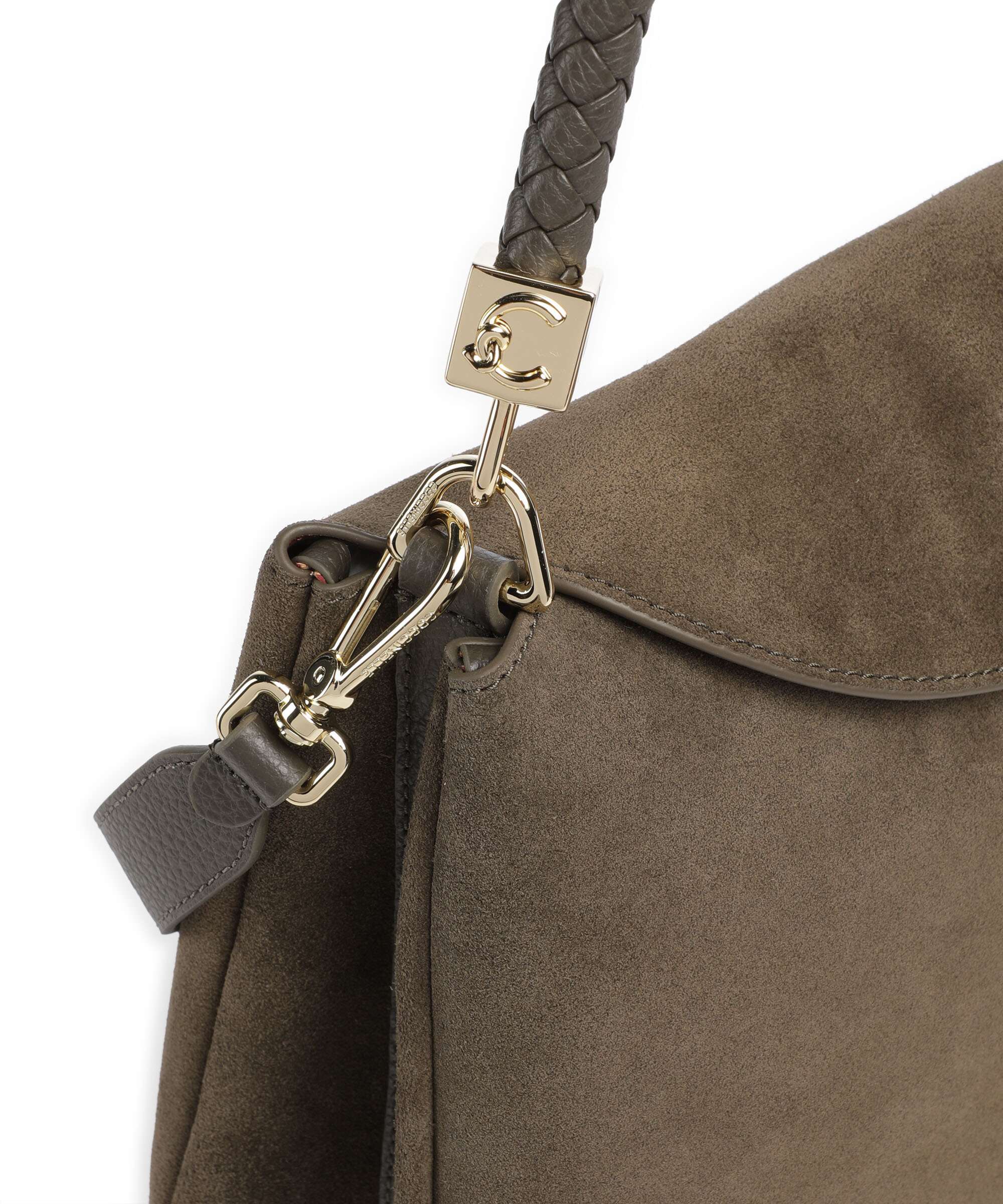 Coccinelle Tiggy Suede Torebka fango - Image 4