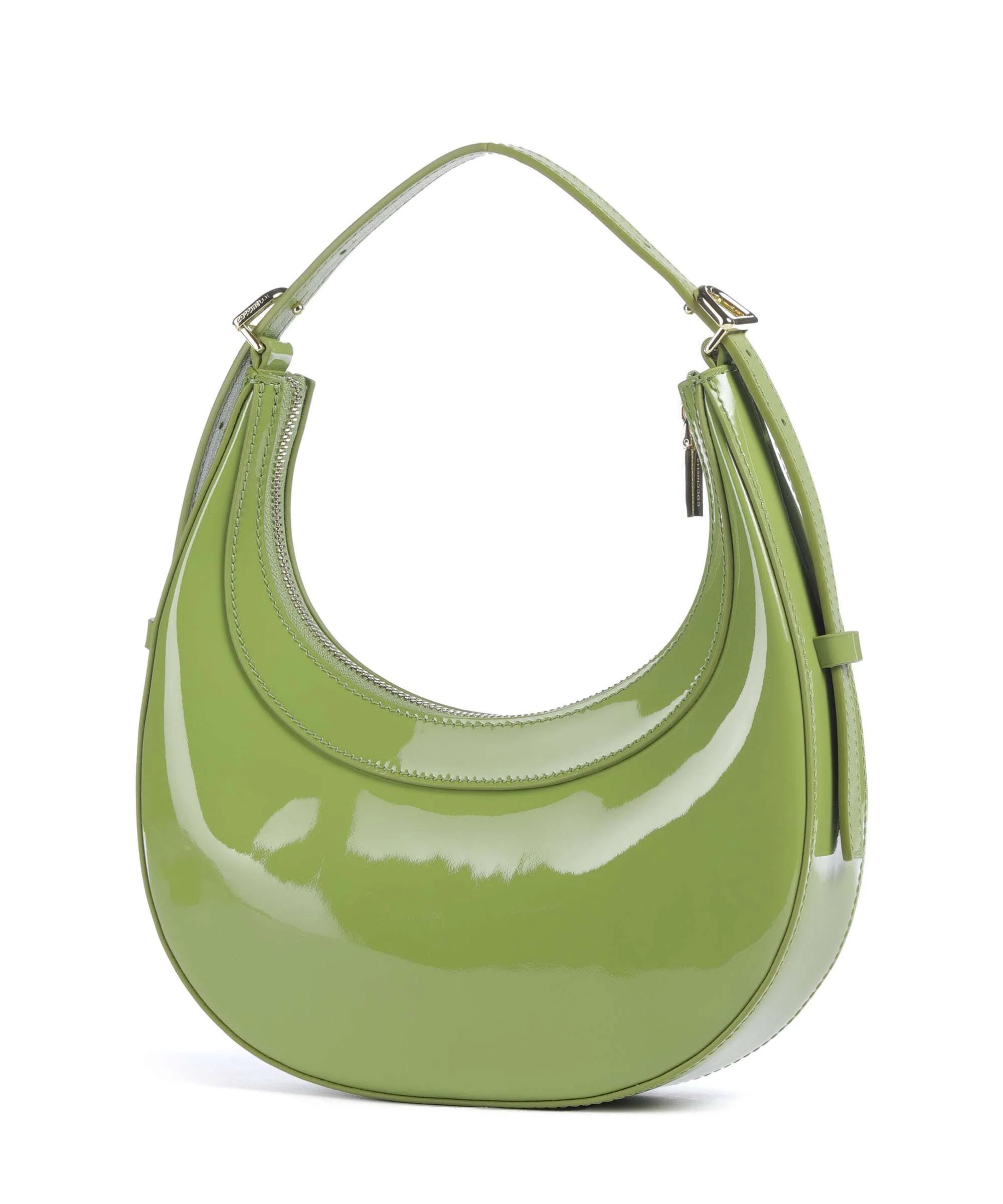 Coccinelle Whisper Patent Torba na ramię guacamole - Image 2