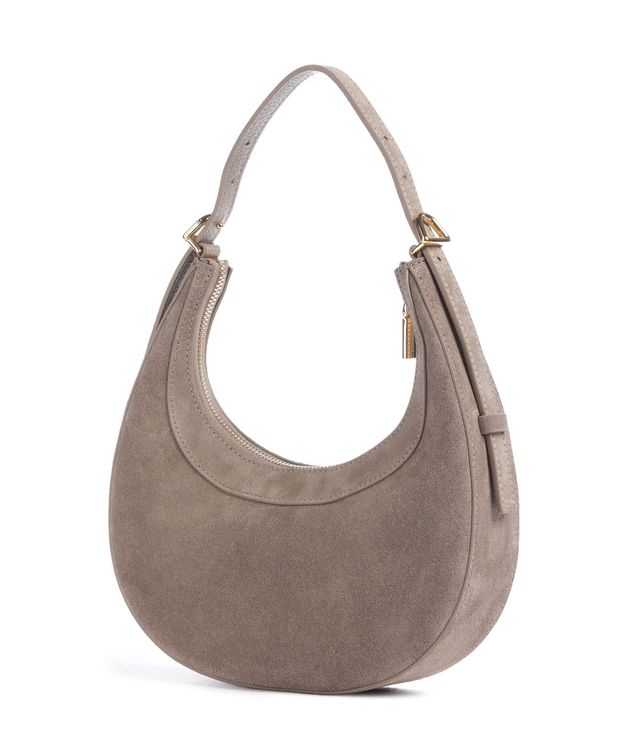 Coccinelle Whisper Suede Torba na ramię warm taupe - Image 2