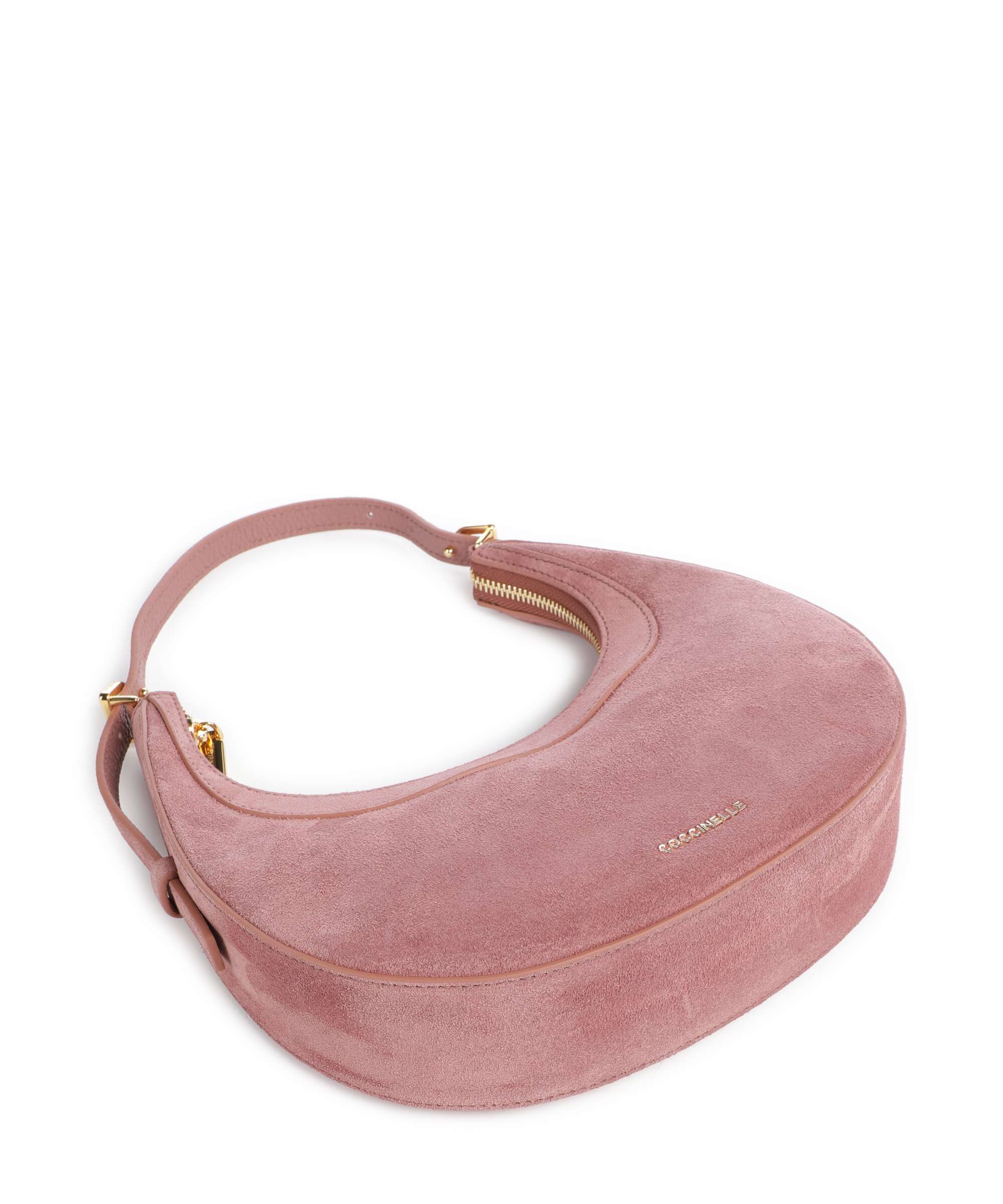 Coccinelle Whisper Suede Torba na ramię winter rose - Image 5