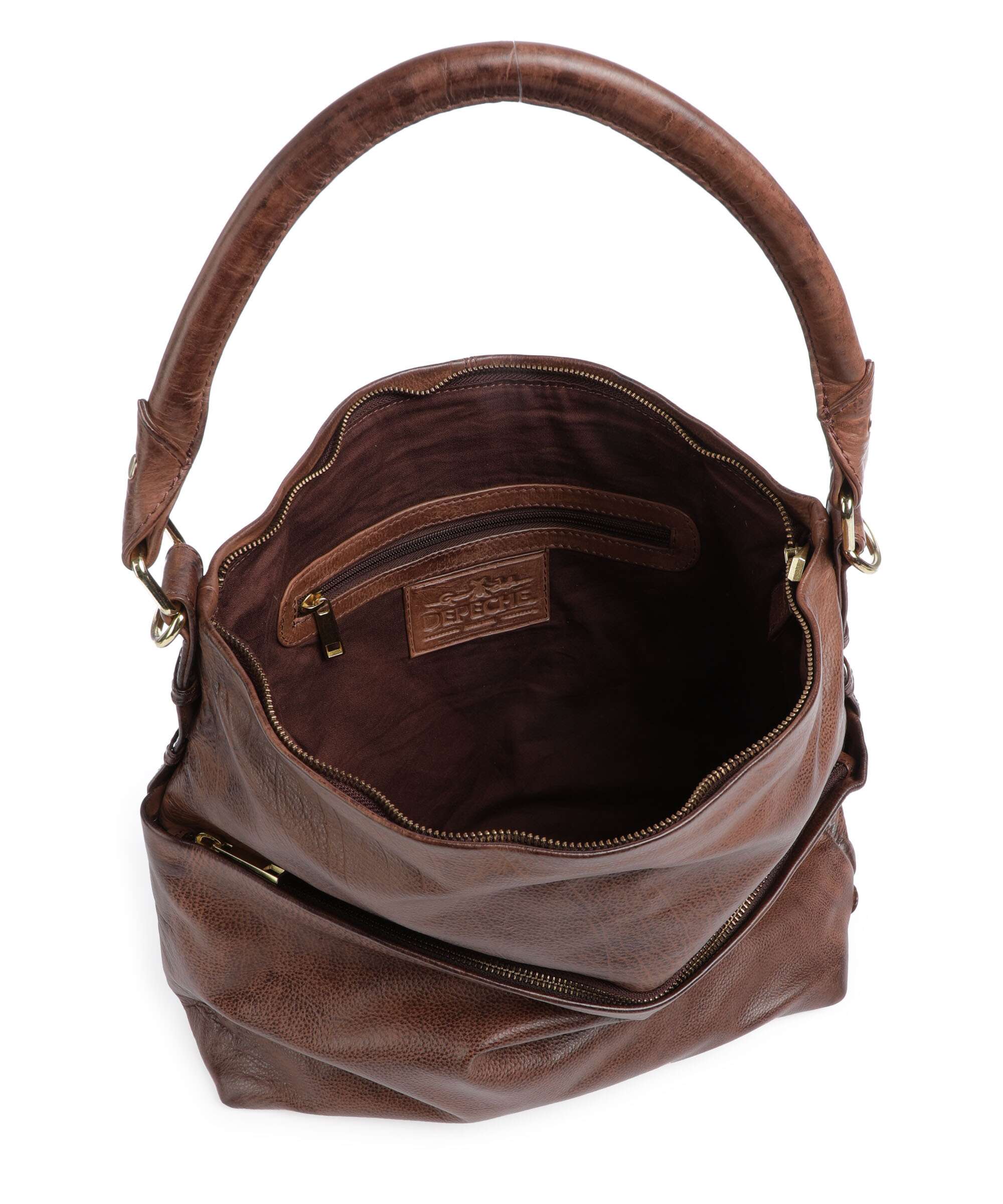 Depeche Golden Chic Torebka worek brandy - Image 6