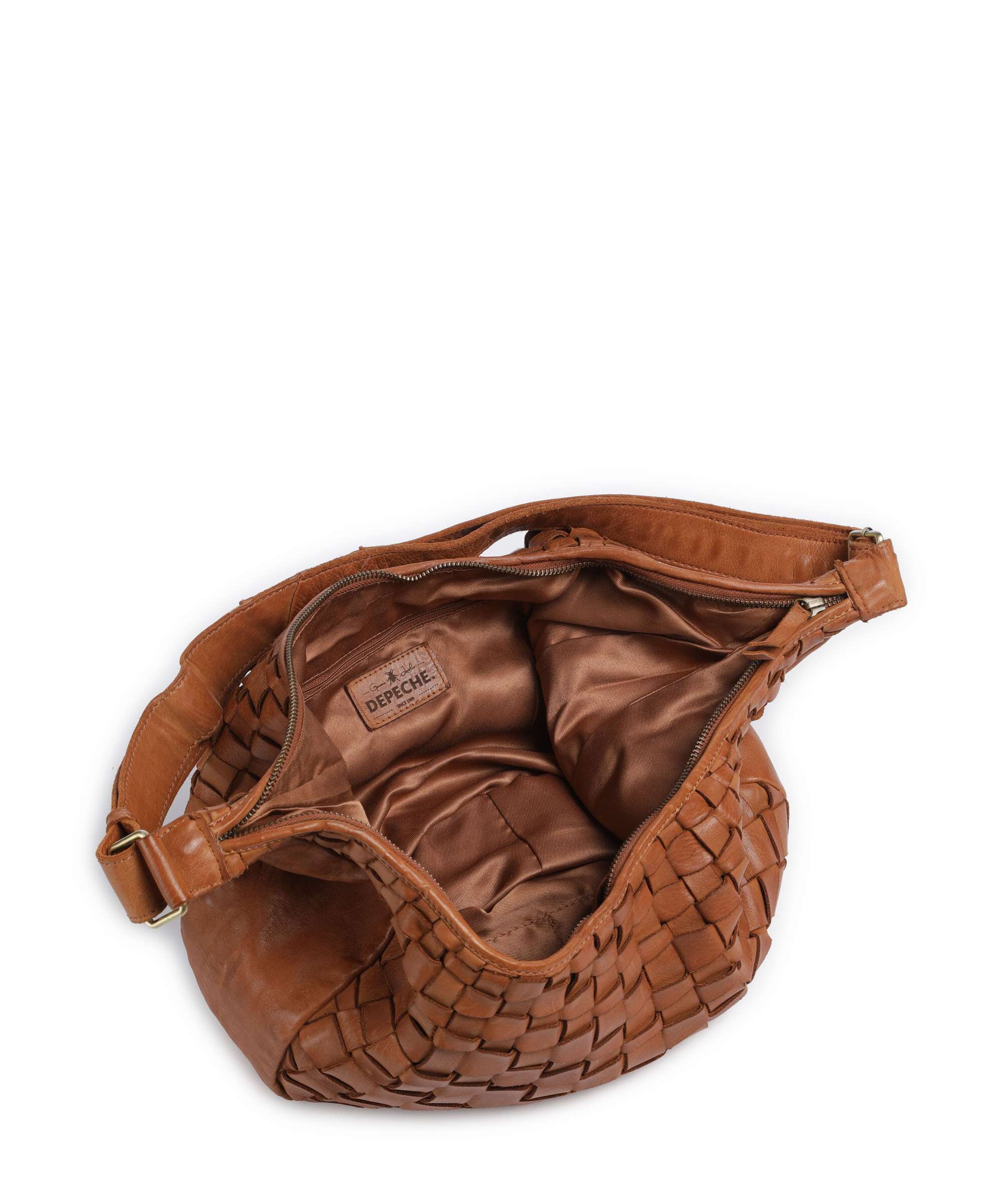 Depeche Warsaw Torebka worek vintage cognac - Image 5
