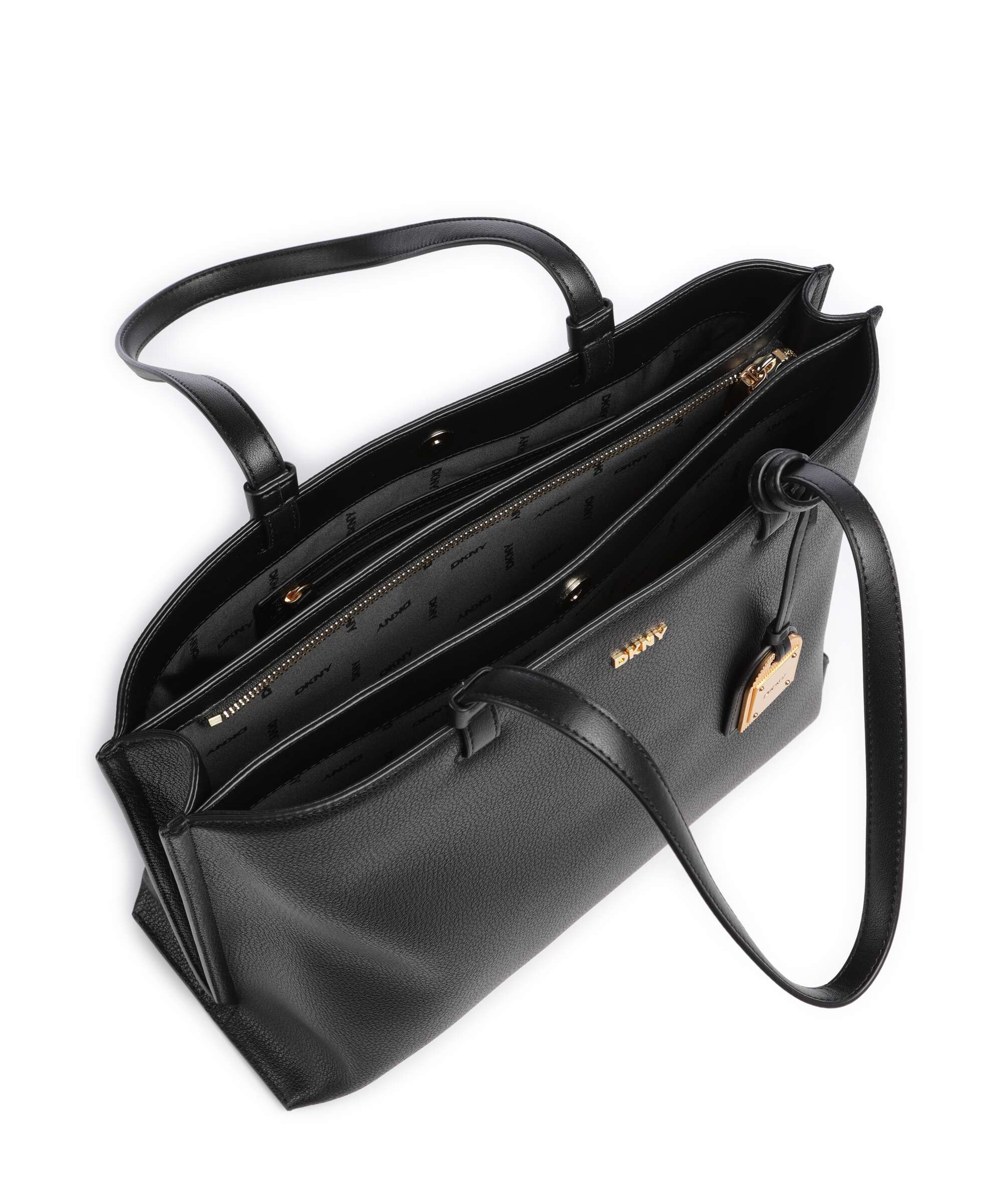 DKNY Alya Torba na zakupy black/gold - Image 5
