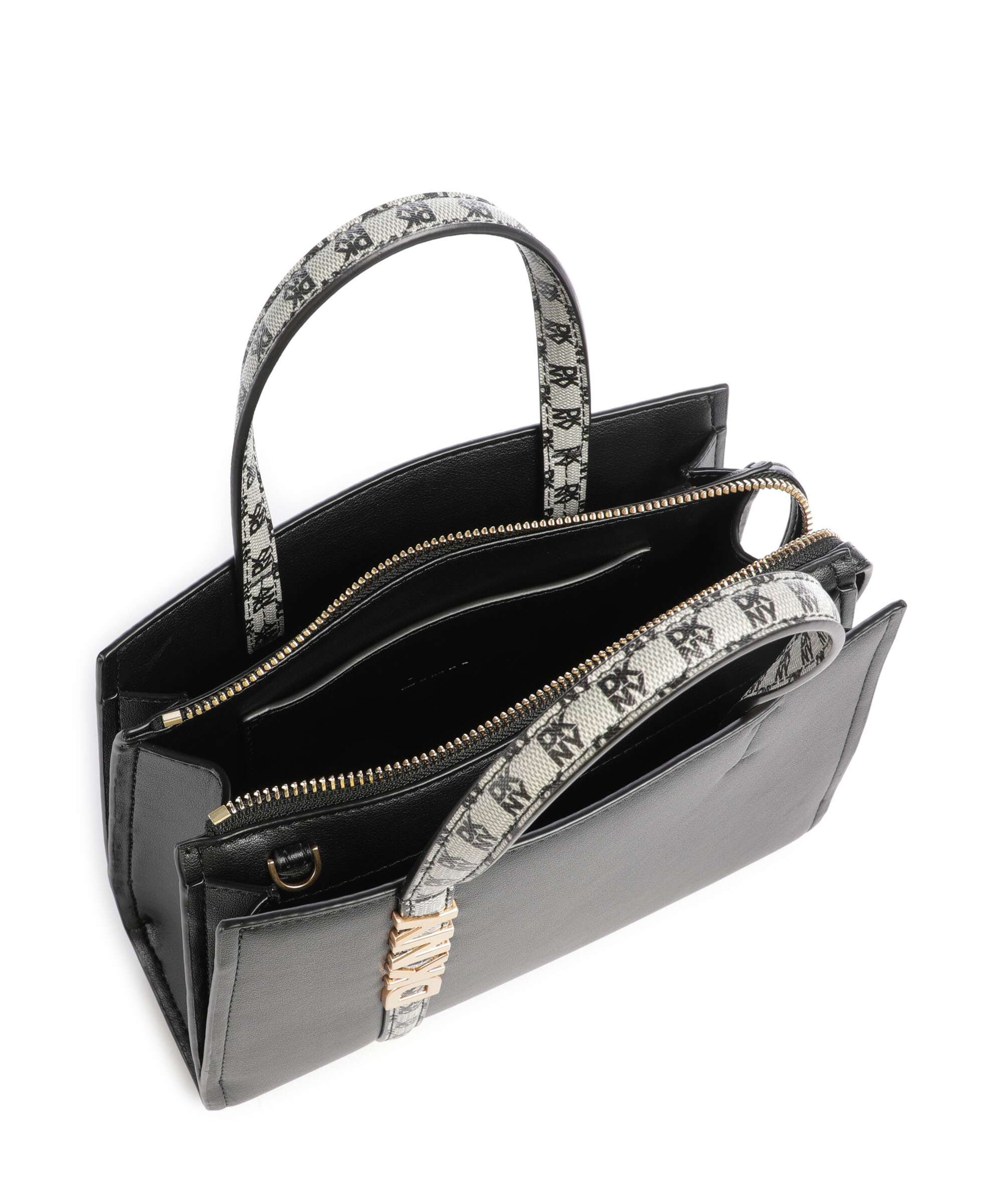 DKNY Avril Small Torebka black/gold - Image 6