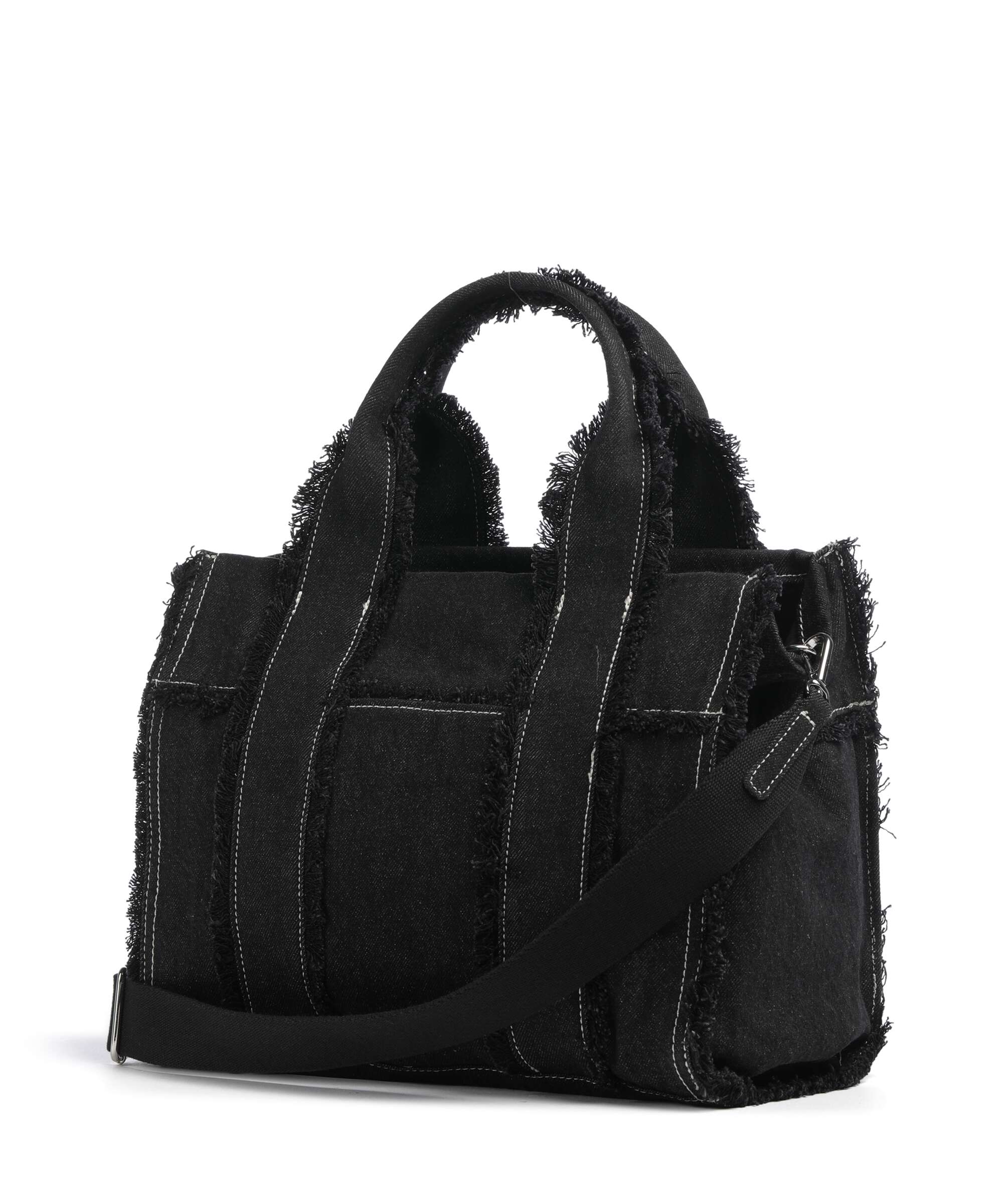 DKNY Barret Medium Torebka black denim - Image 2