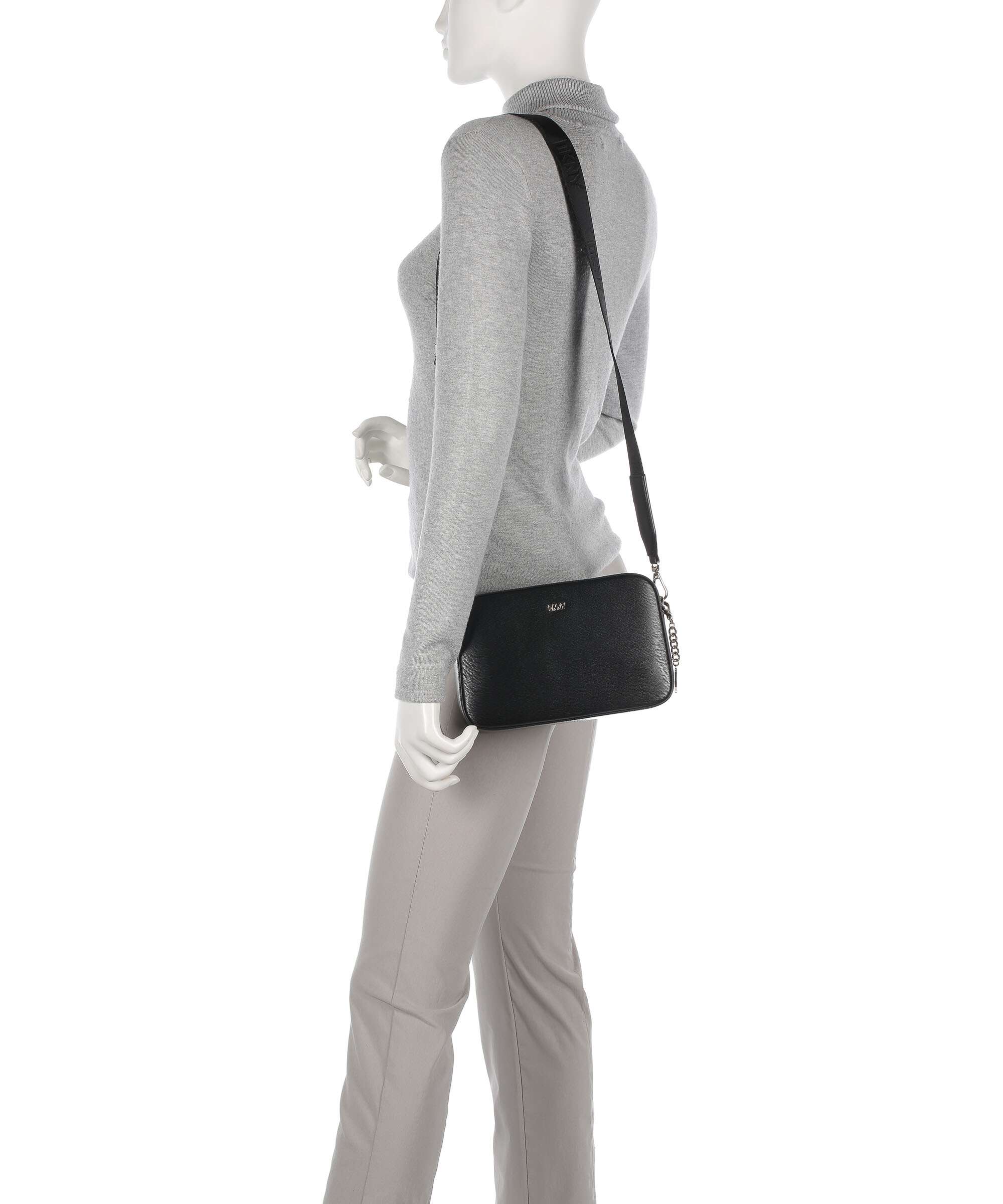 DKNY Bryant Torba przez ramię black/gold - Image 3