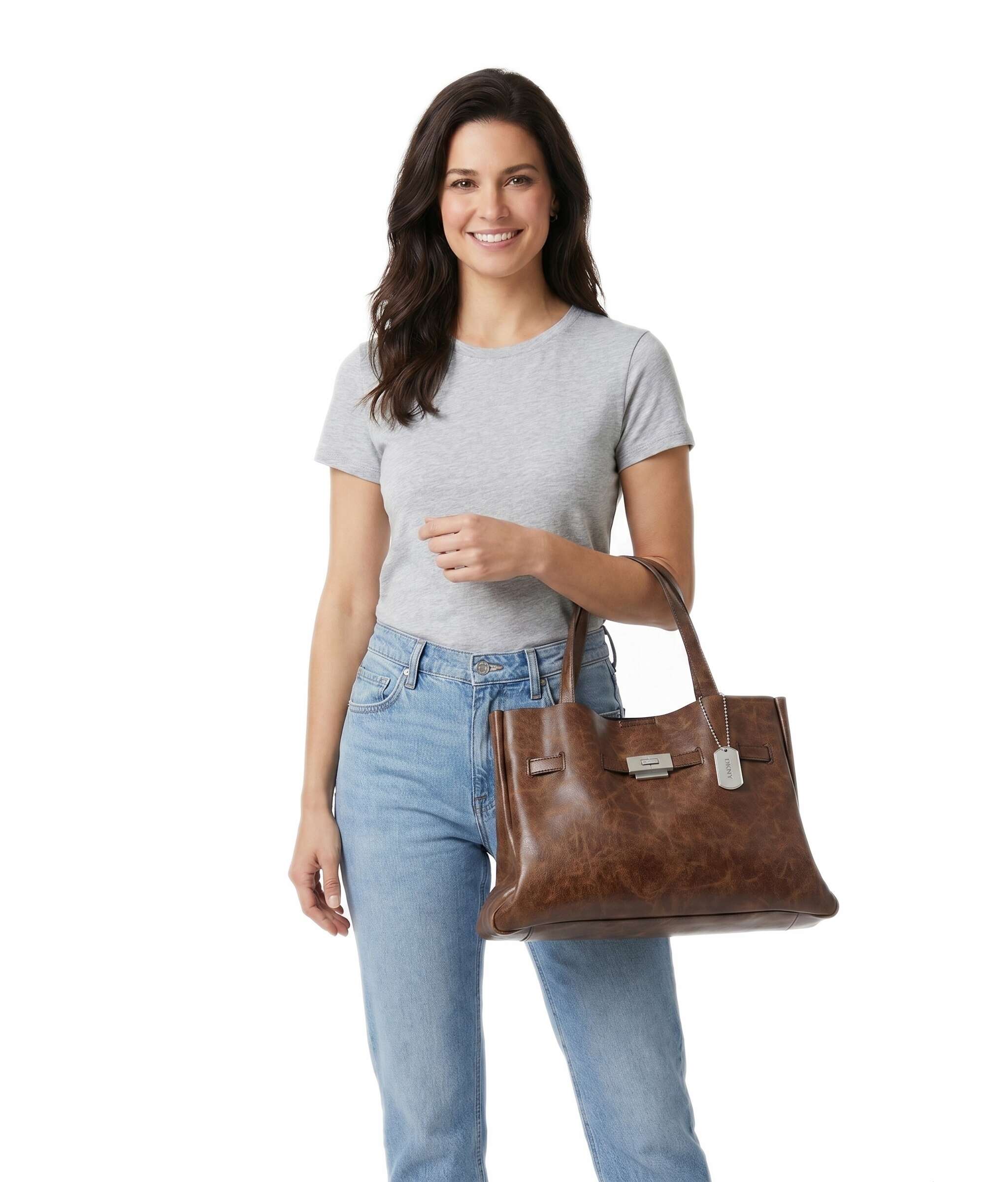 DKNY Bryar Large Torebka charcoal - Image 3