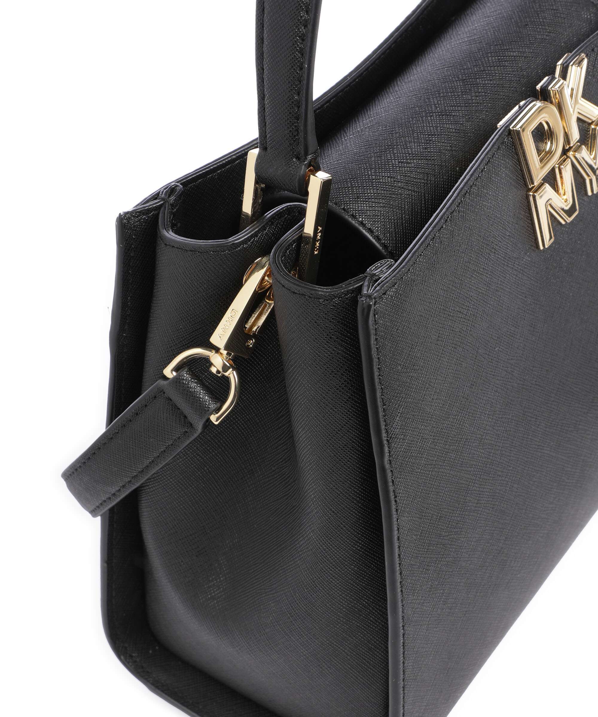 DKNY Foster Medium Torebka black/gold - Image 4