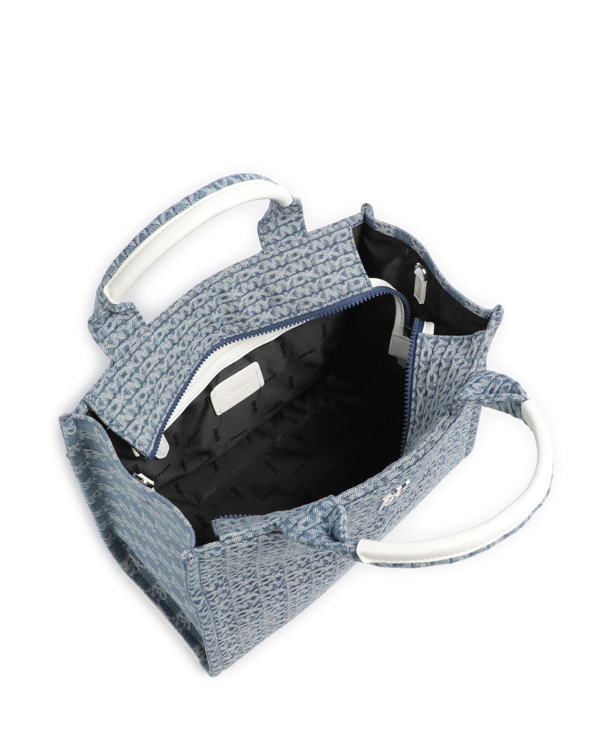 DKNY Hadlee Medium Torebka denim - Image 6