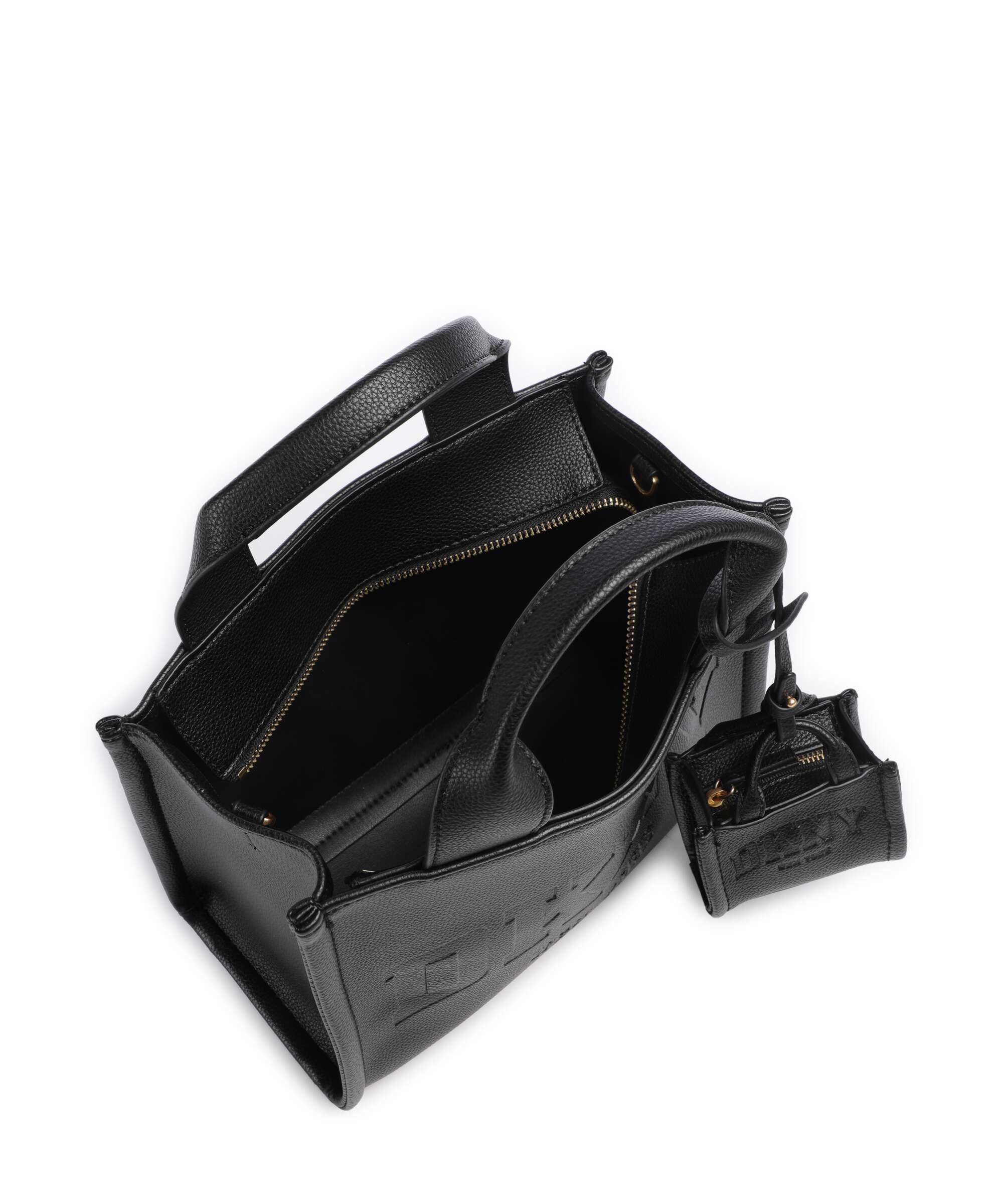 DKNY Hadlee Small Torebka black/gold - Image 5