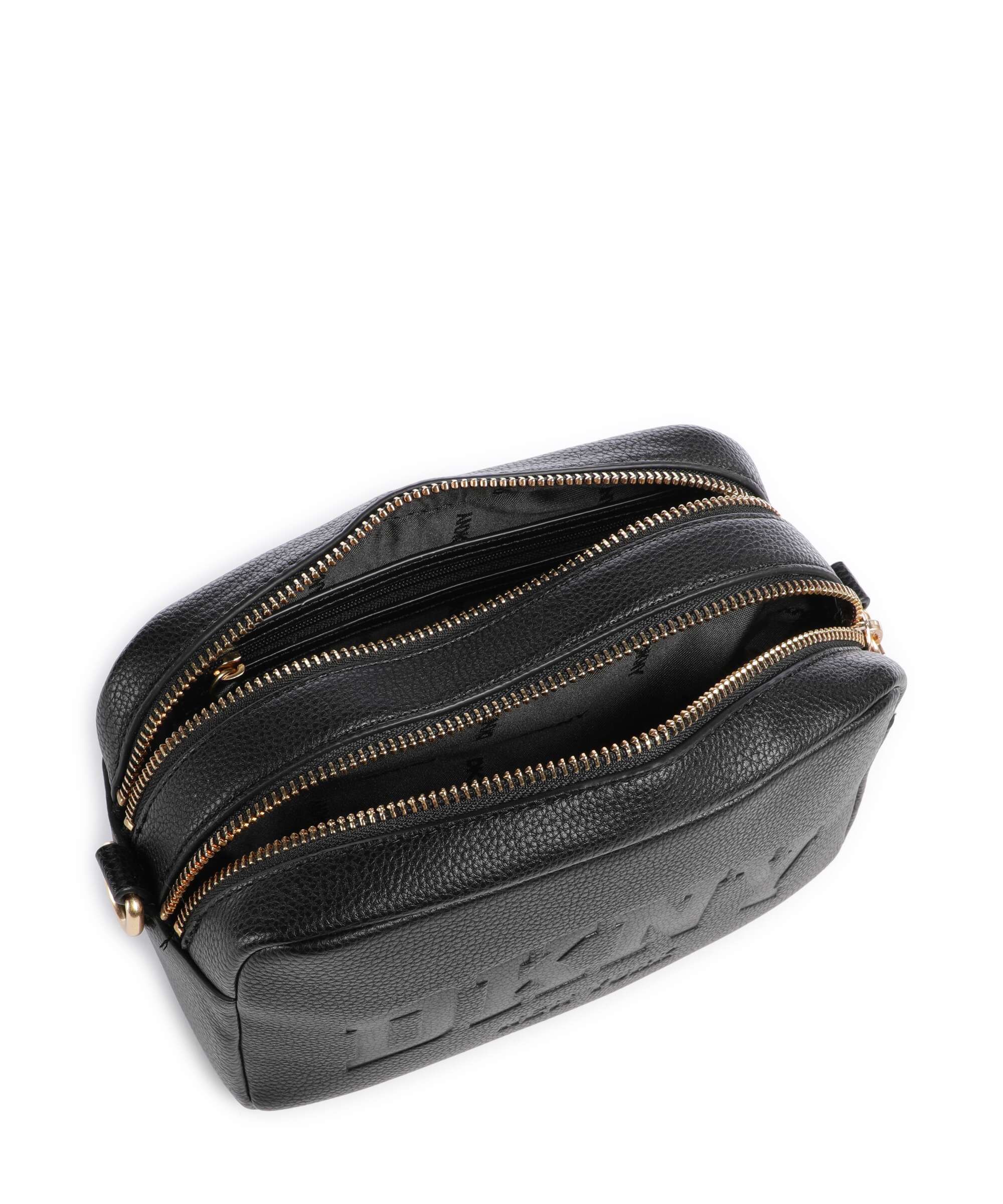 DKNY Hadlee Torba przez ramię black/gold - Image 6