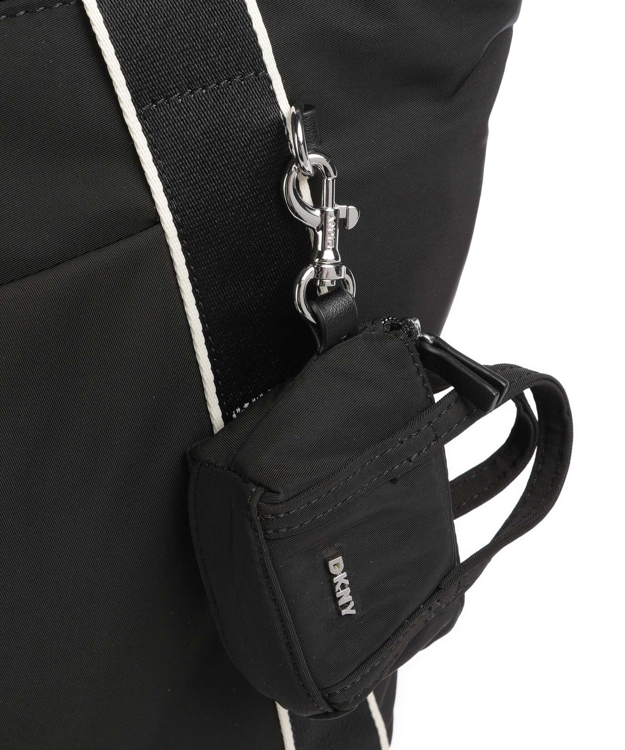 DKNY Lottie Large Torba na zakupy black/silver - Image 4