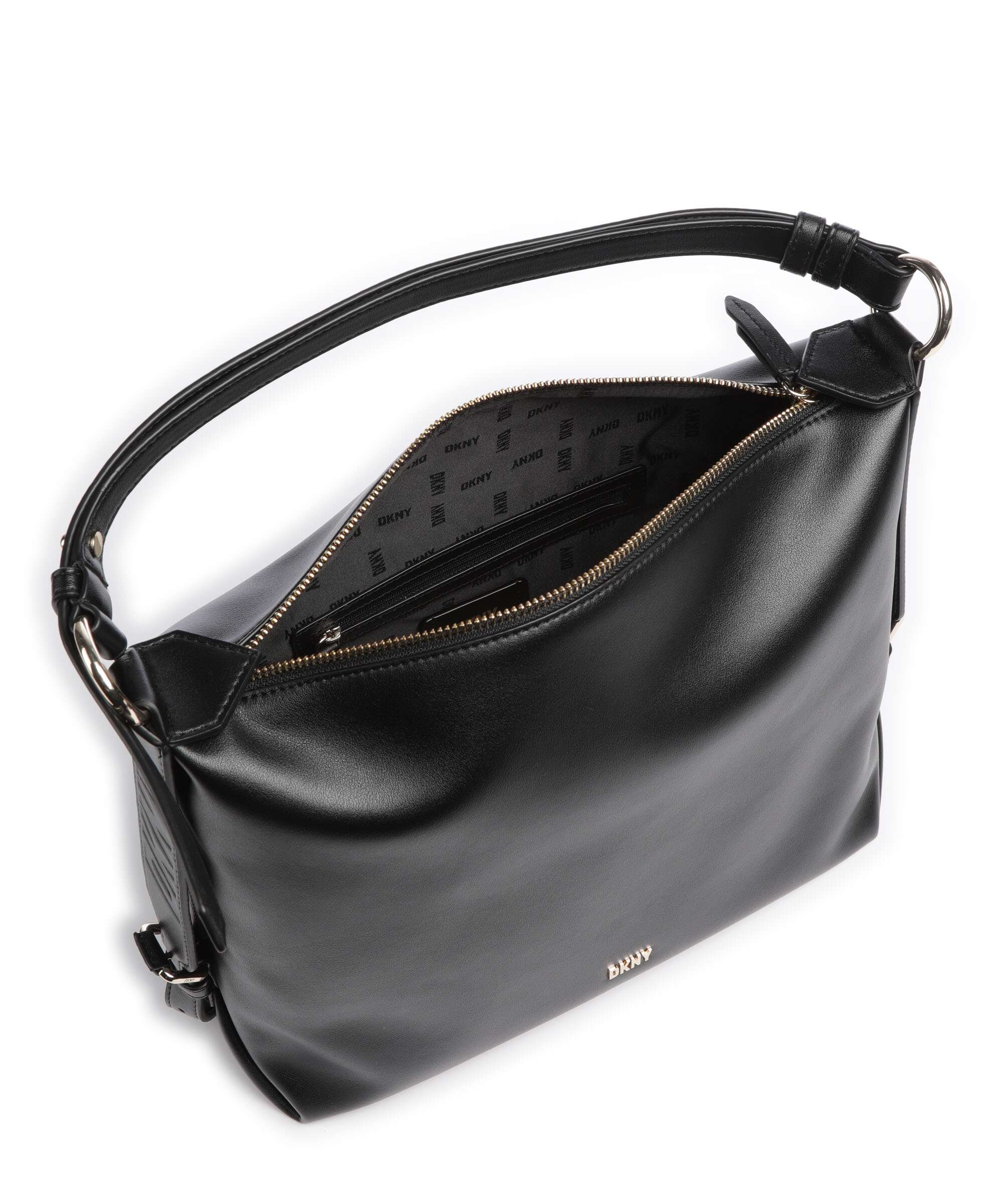 DKNY Milano The Village Torebka worek black/gold - Image 5