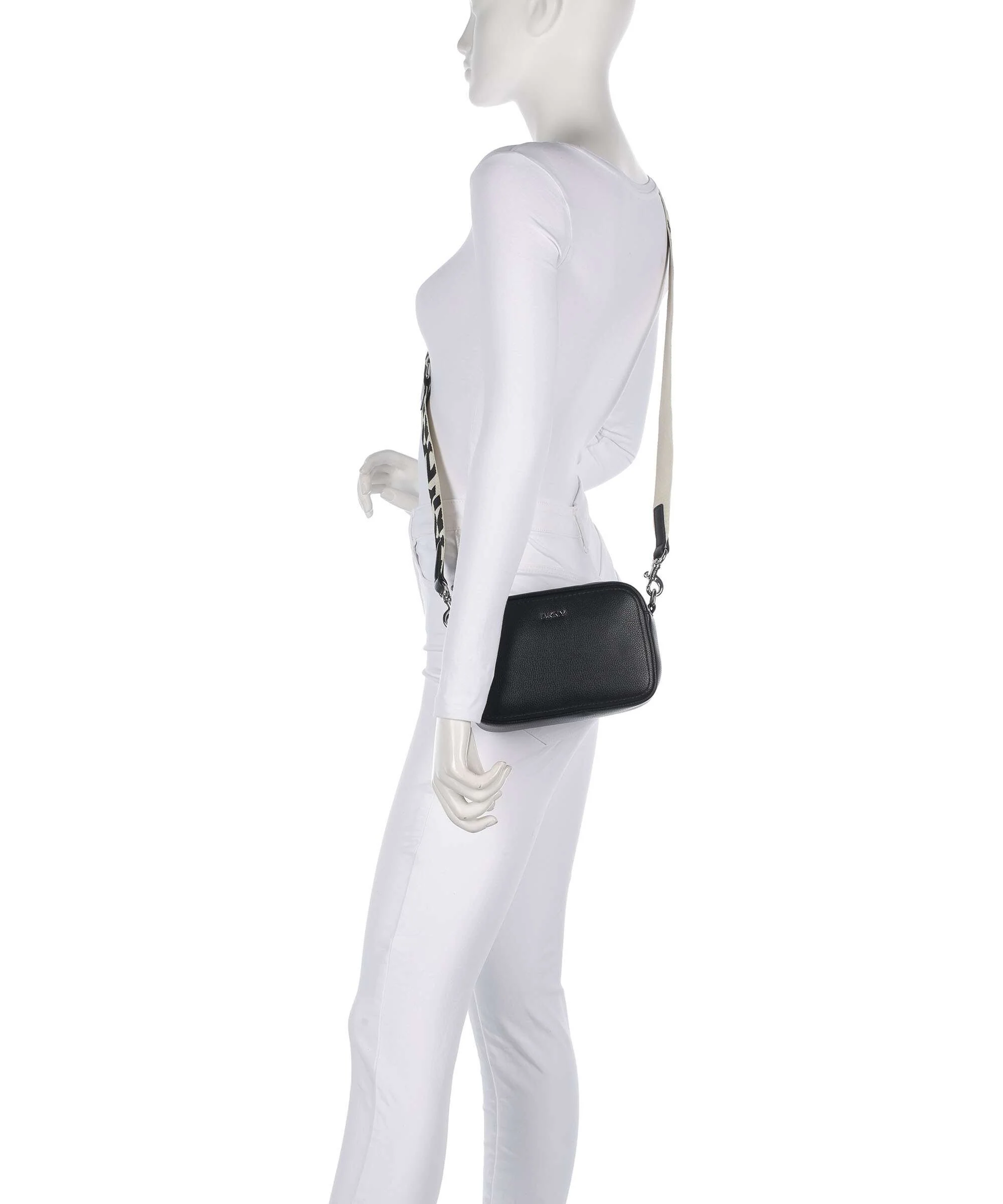 DKNY Nessa Torba przez ramię black/silver - Image 3