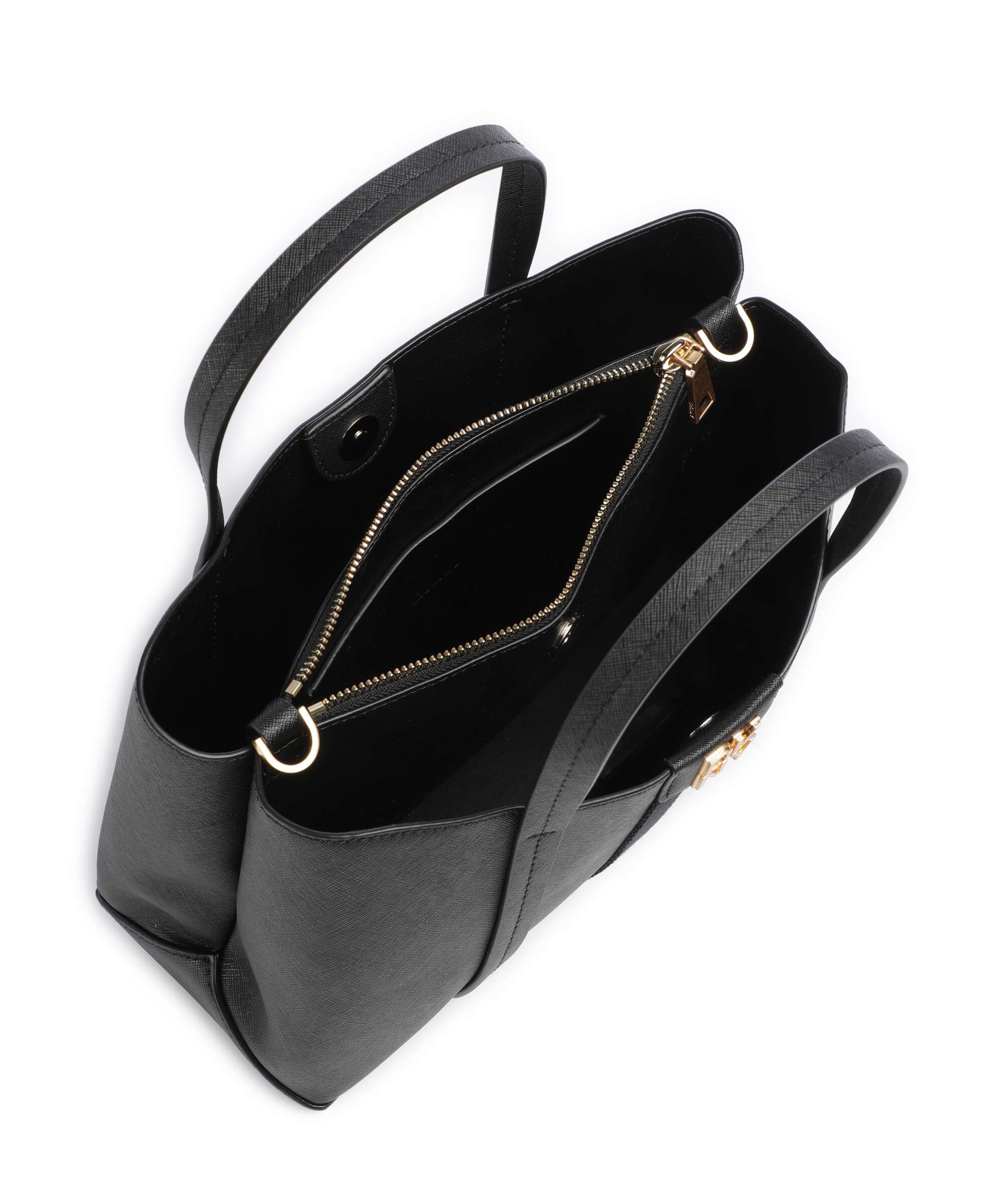DKNY Nuri Medium Torebka black/gold - Image 5