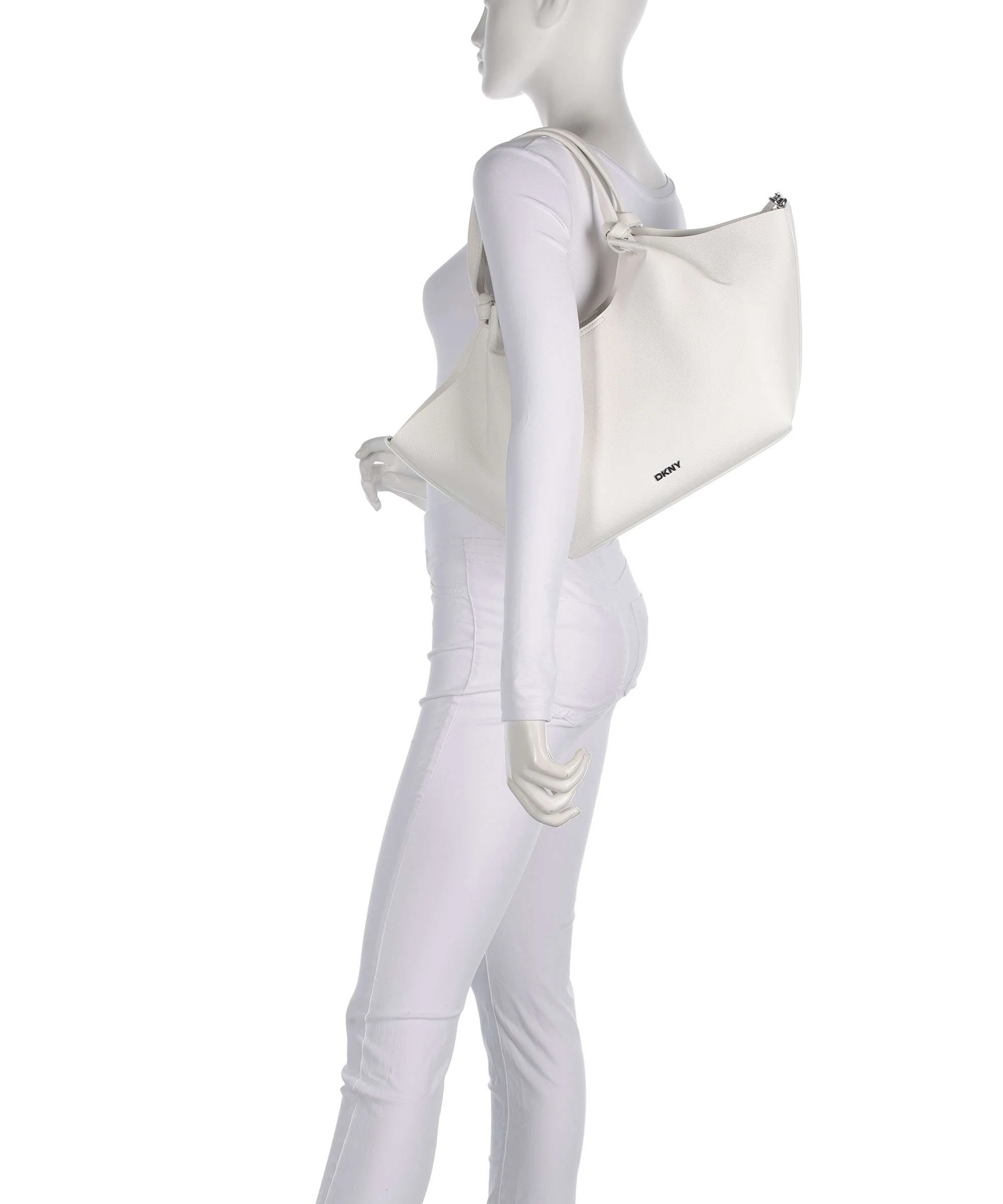 DKNY Paula Medium Torba na zakupy marshmallow - Image 3