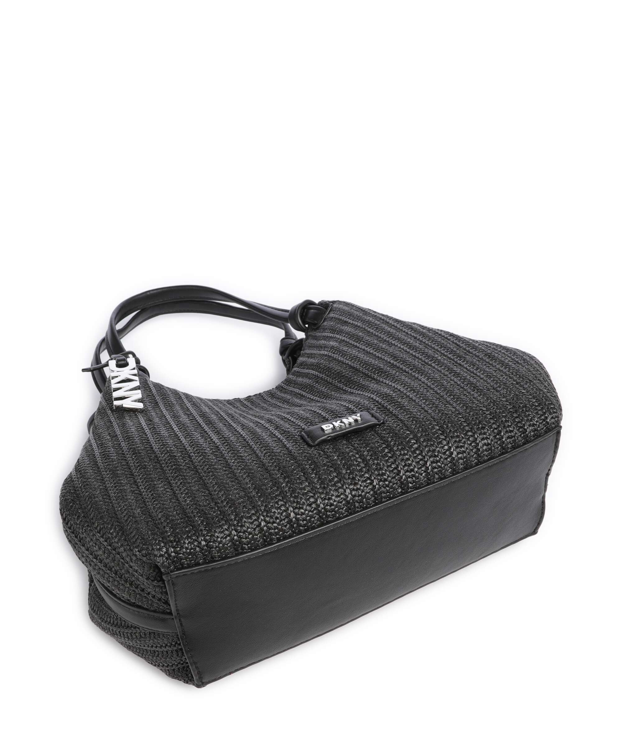 DKNY Paula Medium Torba na zakupy black/silver - Image 5