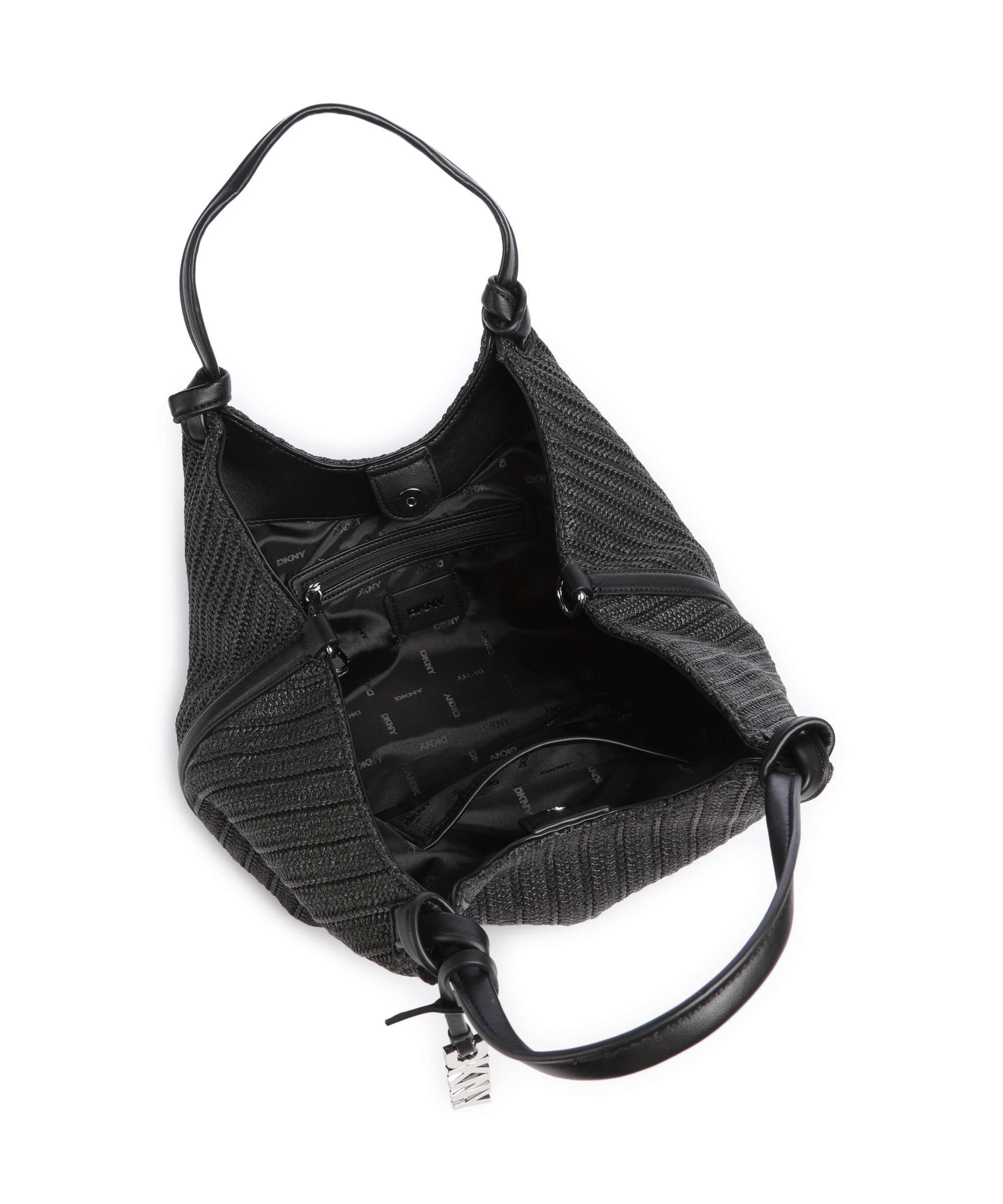 DKNY Paula Medium Torba na zakupy black/silver - Image 6
