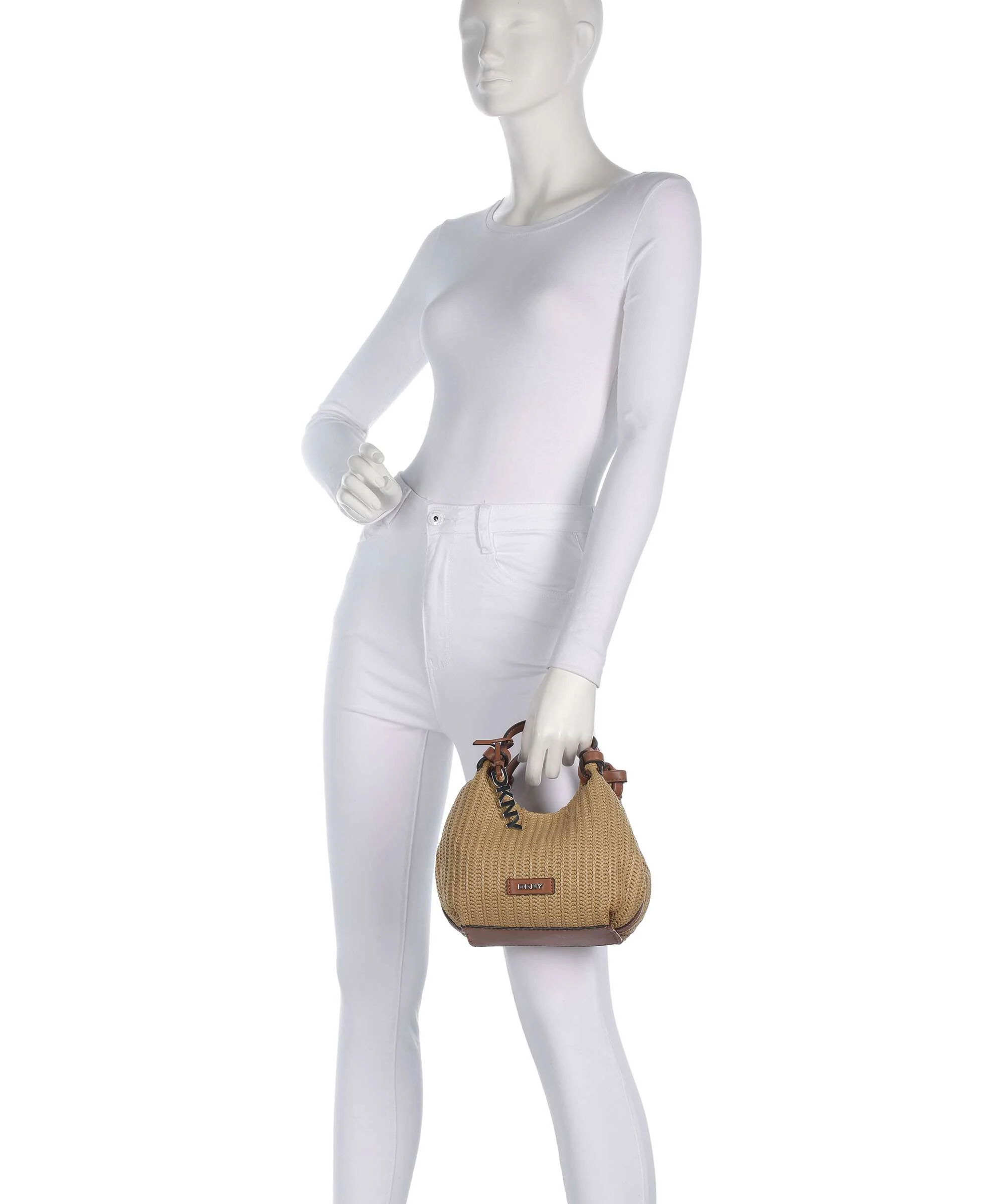 DKNY Paula Small Torebka natural/saddle - Image 3