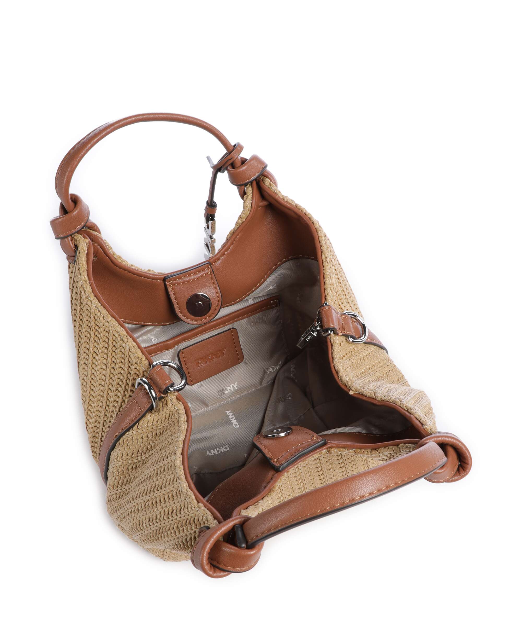 DKNY Paula Small Torebka natural/saddle - Image 6