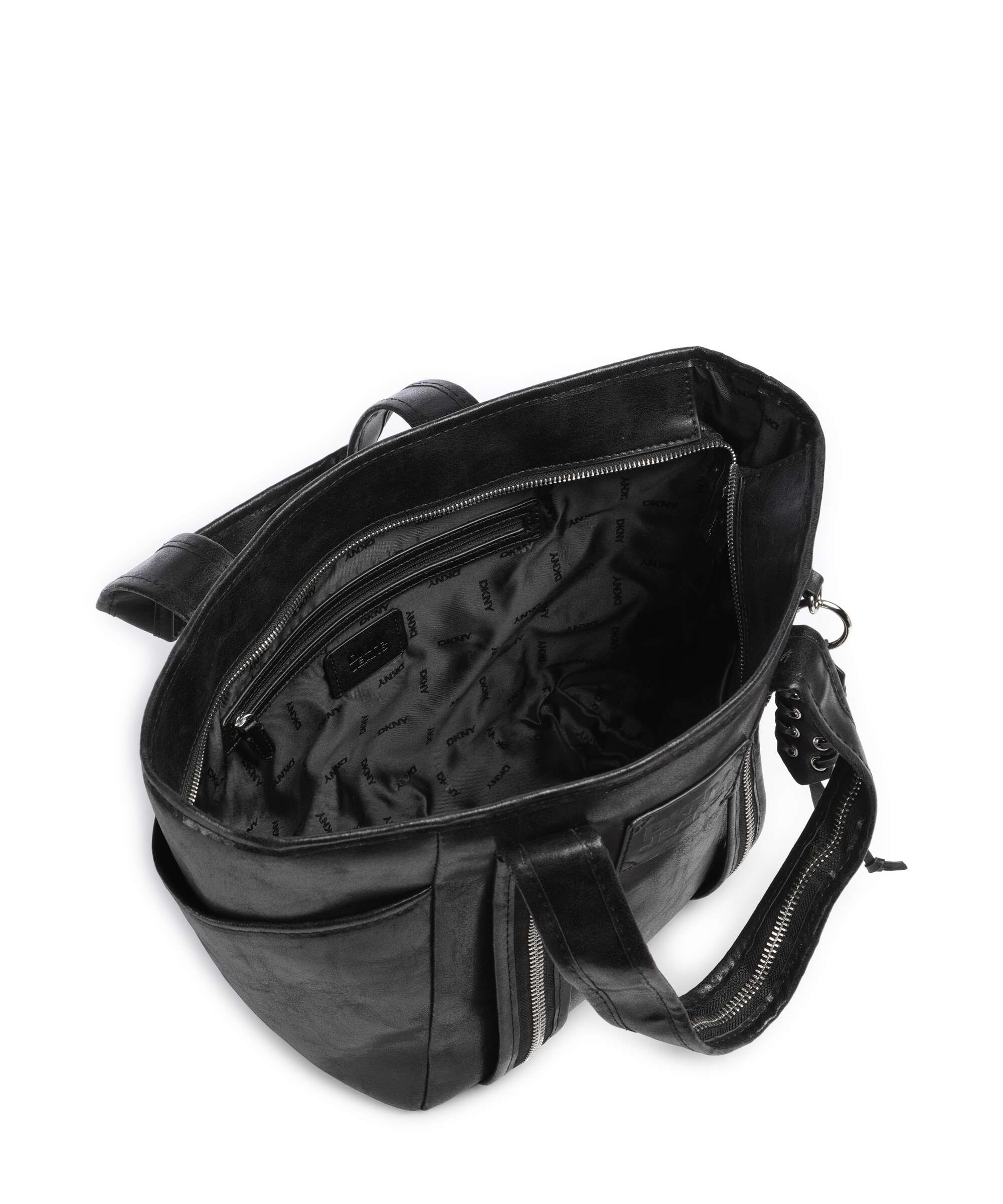 DKNY Verena Medium Torebka black/silver - Image 6