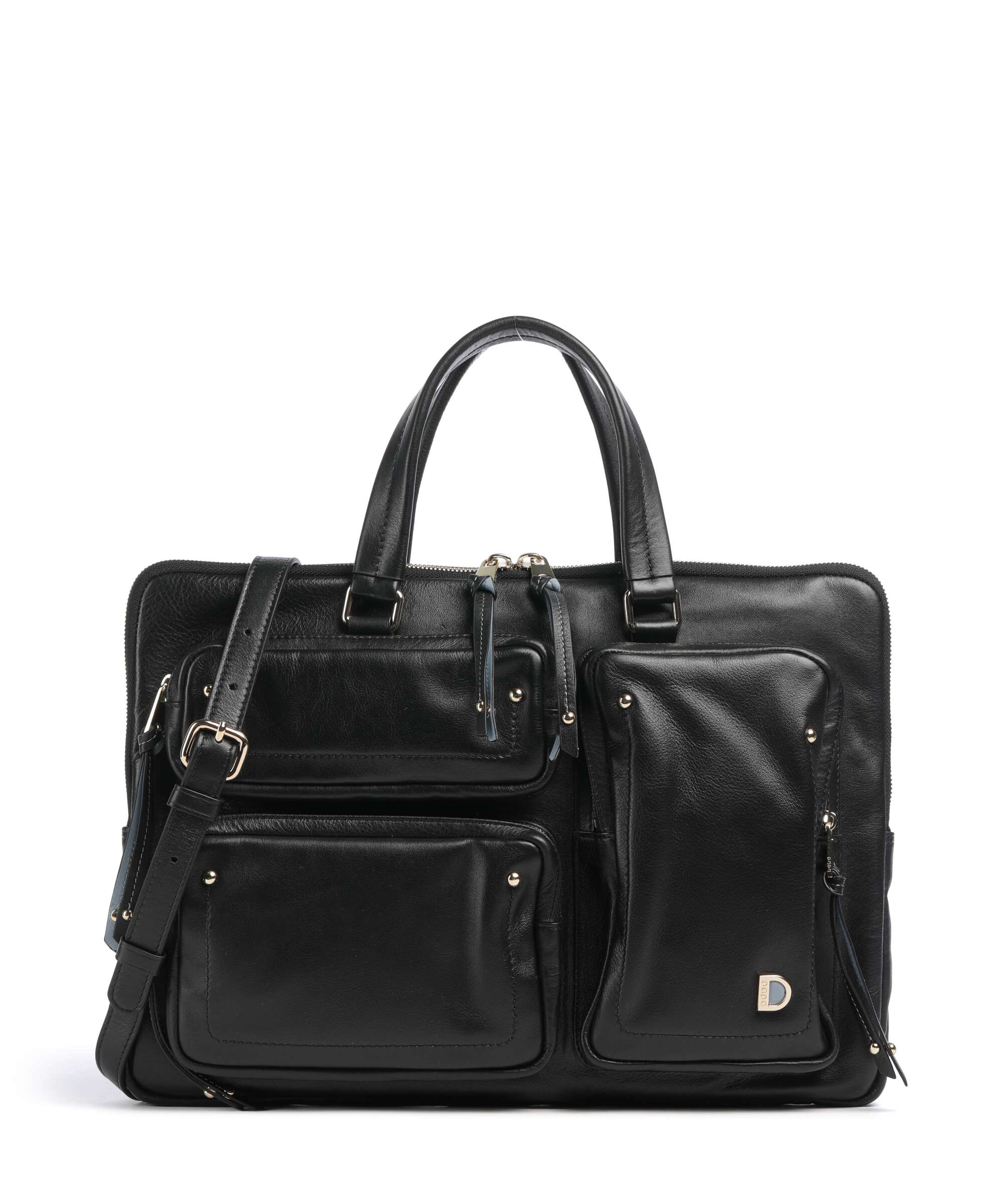 DuDu Bags Pocket Dots Torba na laptopa nero