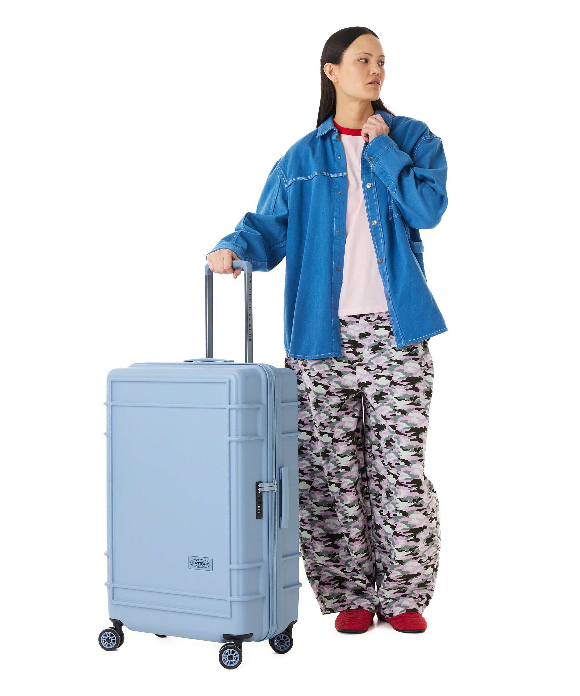 Eastpak Resist'R Mono L Walizka na 4 kołach blue - Image 3