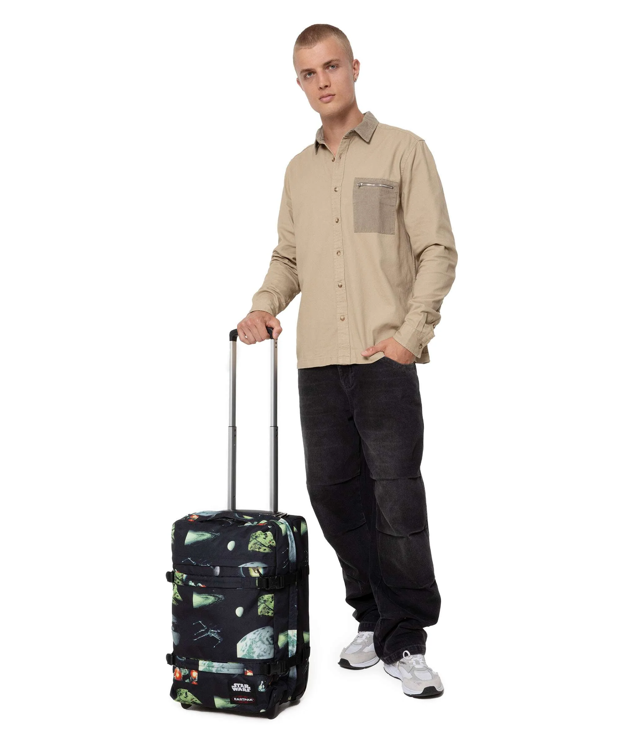 Eastpak Star Wars Transit'r S Torba podróżna na kółkach galaxy black - Image 4