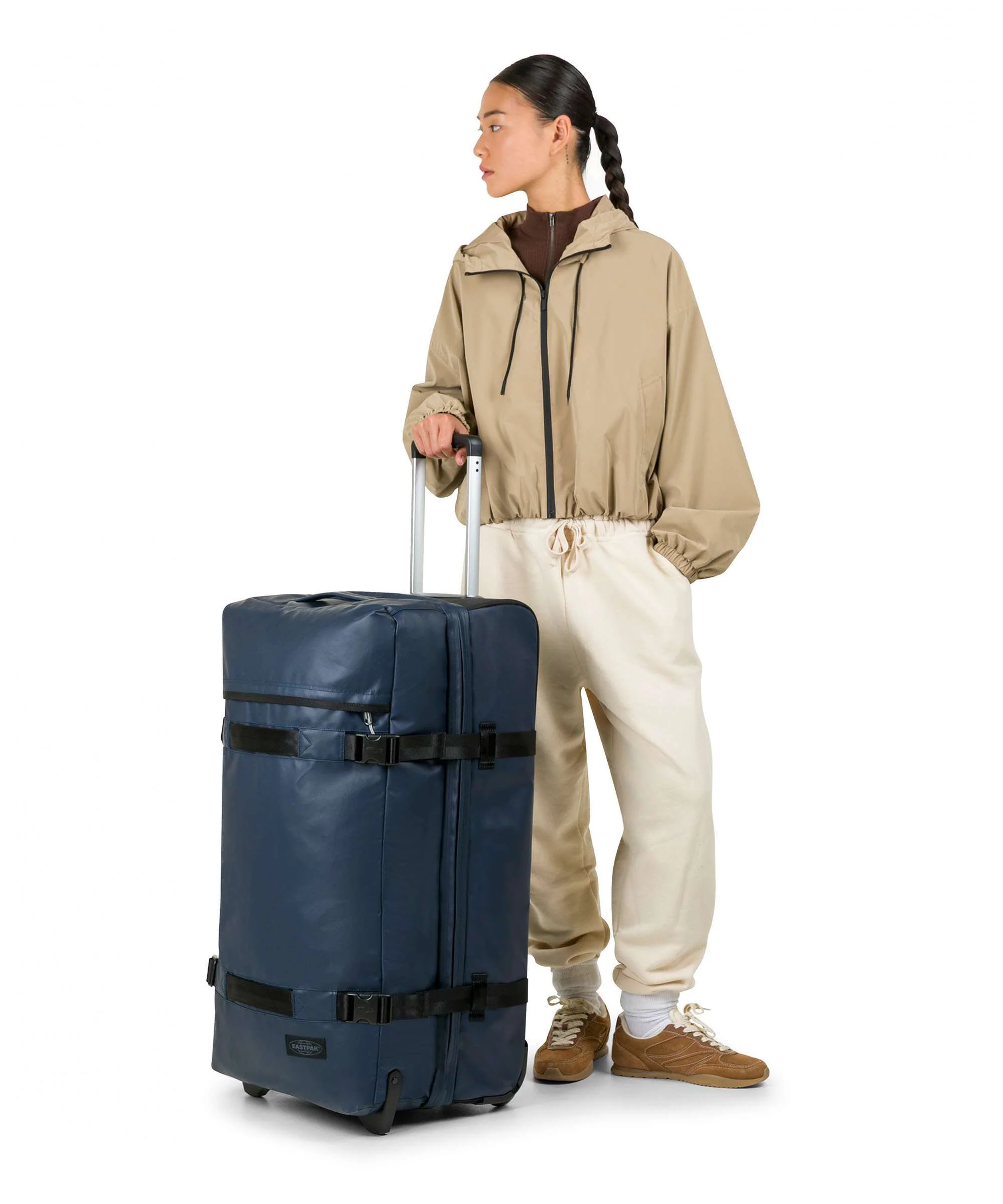 Eastpak Tarp Transit'R L Torba podróżna na kółkach navy - Image 3