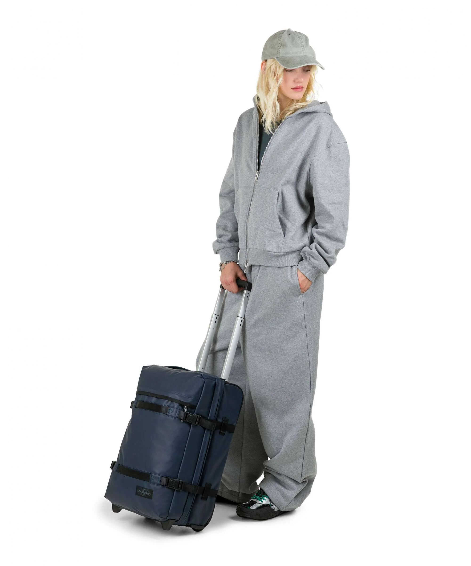 Eastpak Tarp Transit'R S Torba podróżna na kółkach navy - Image 3