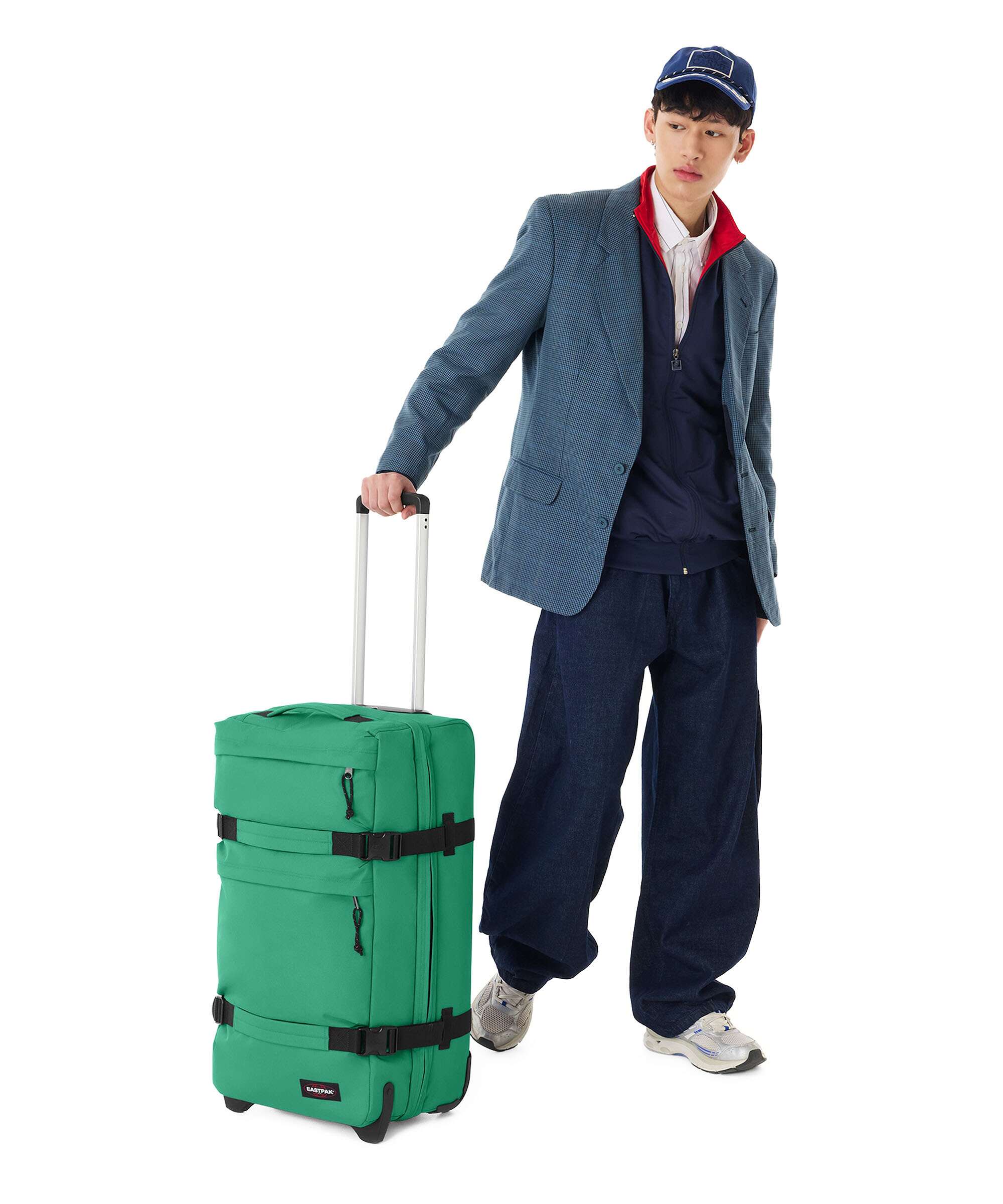Eastpak Transit'R Plus Core M Torba podróżna na kółkach shamrock green - Image 3